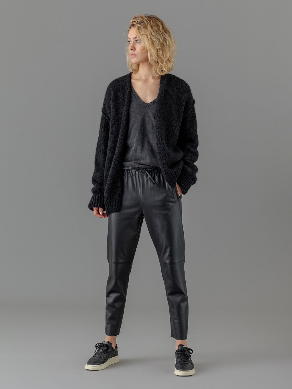 Detailansicht von Nappa-Lederhose von OAKWOOD