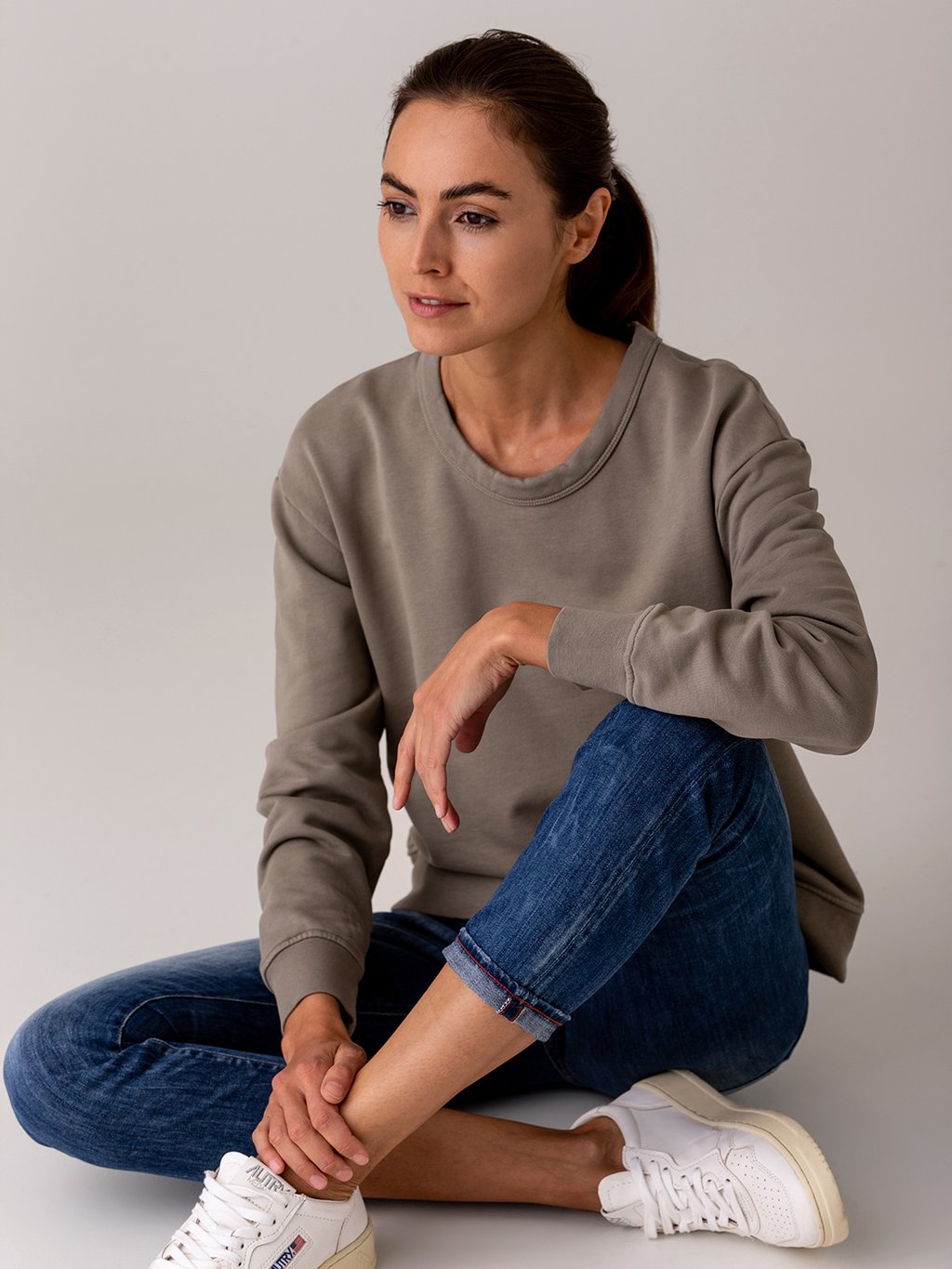 Detailansicht von Sweatshirt aus Baumwolle von DANIELS