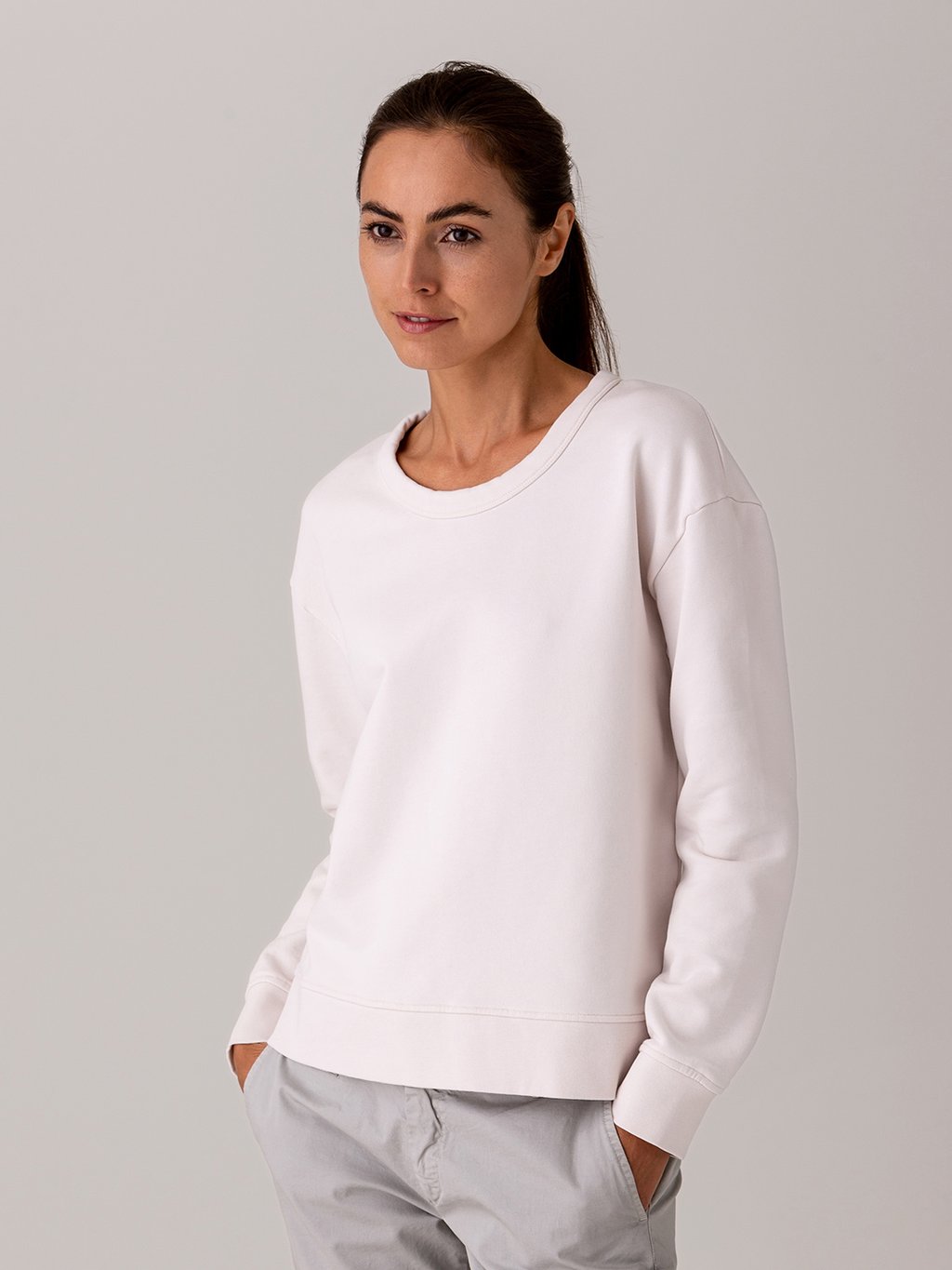 Detailansicht von Sweatshirt aus Baumwolle von DANIELS