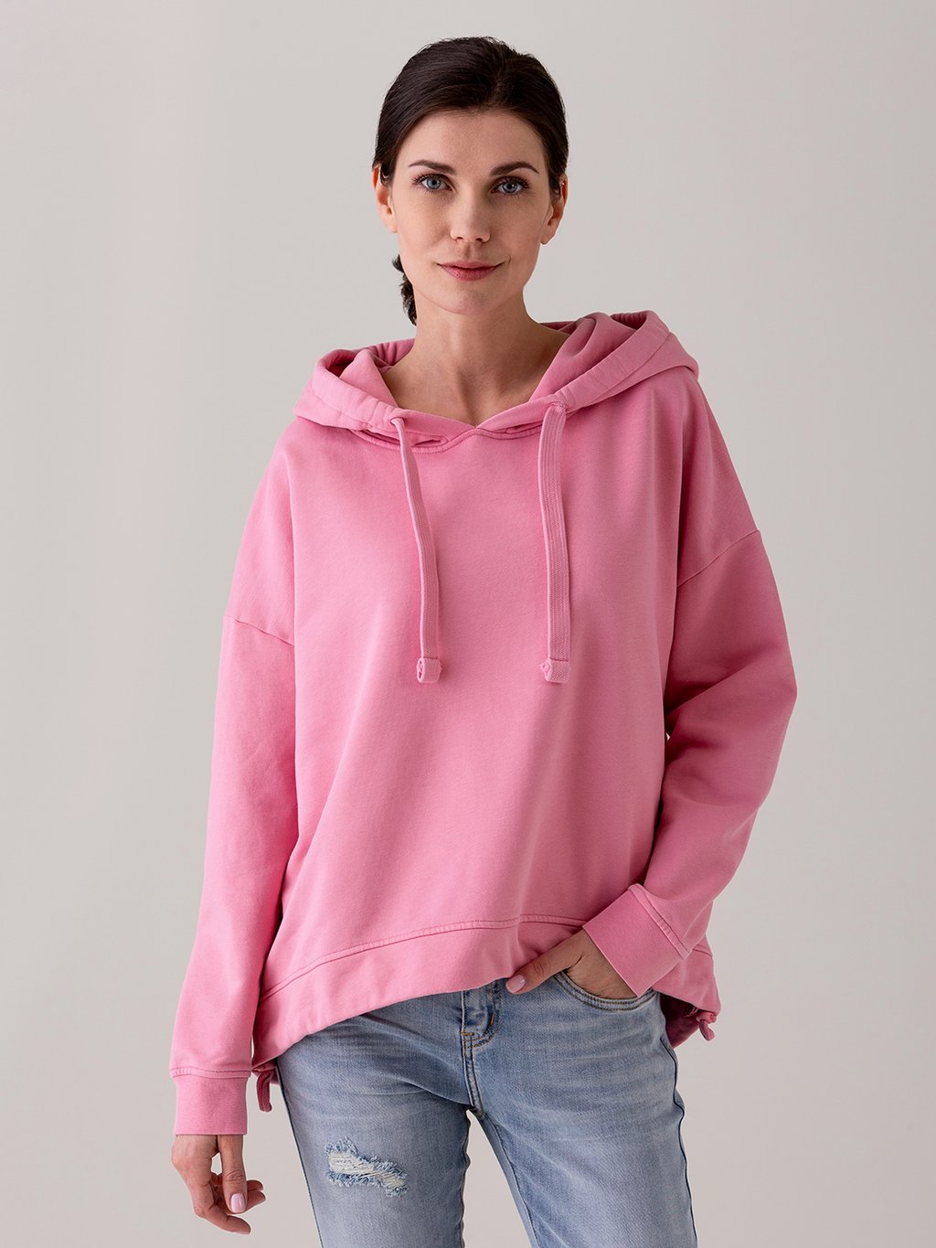 Detailansicht von Kapuzen-Sweatshirt aus Baumwolle von DANIELS