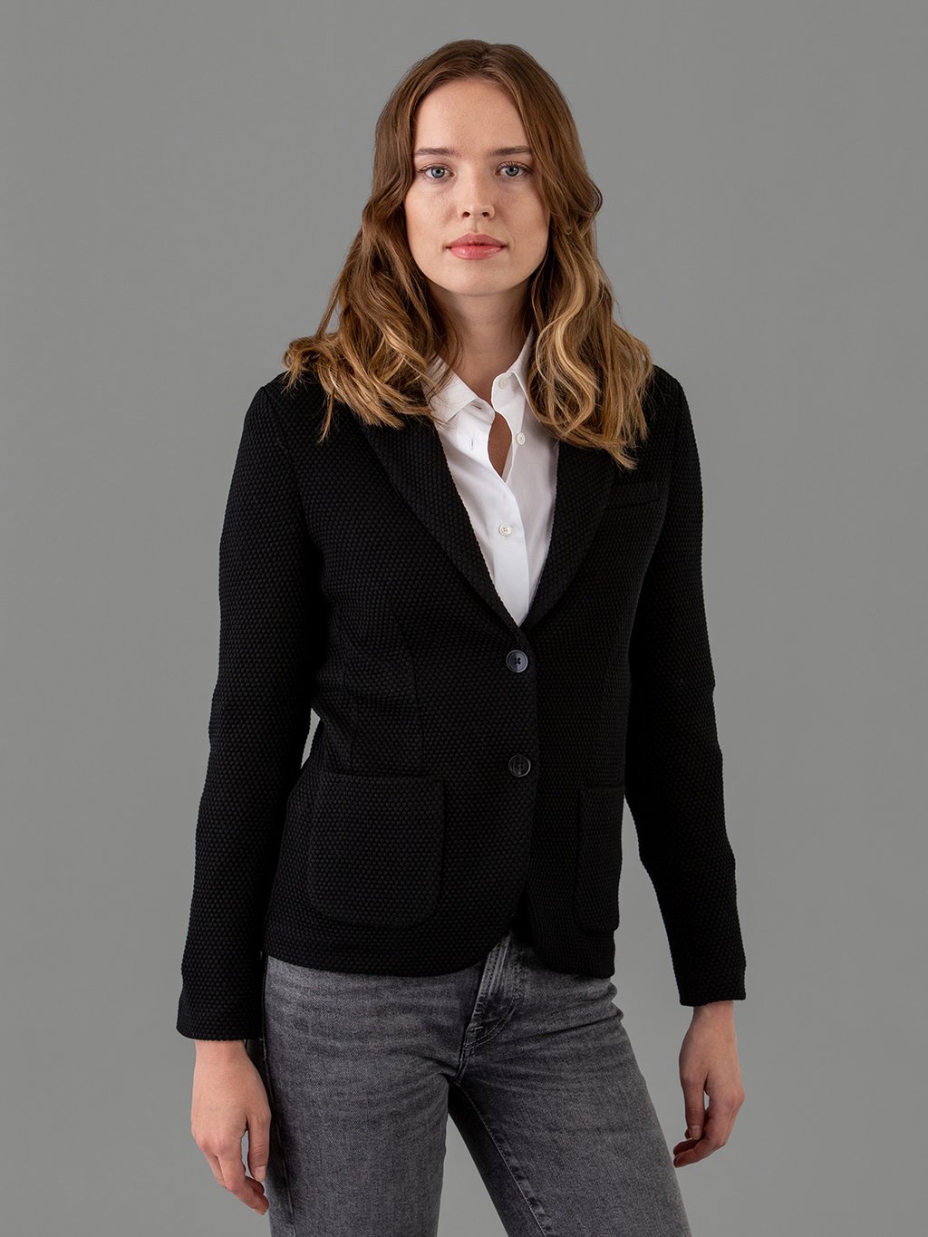 Detailansicht von Blazer aus Wolle von CIRCOLO