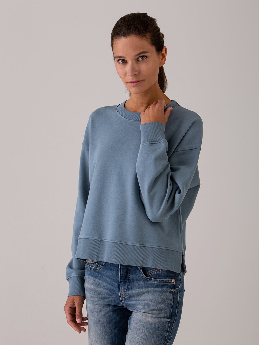 Detailansicht von Sweatshirt aus Baumwolle von DANIELS