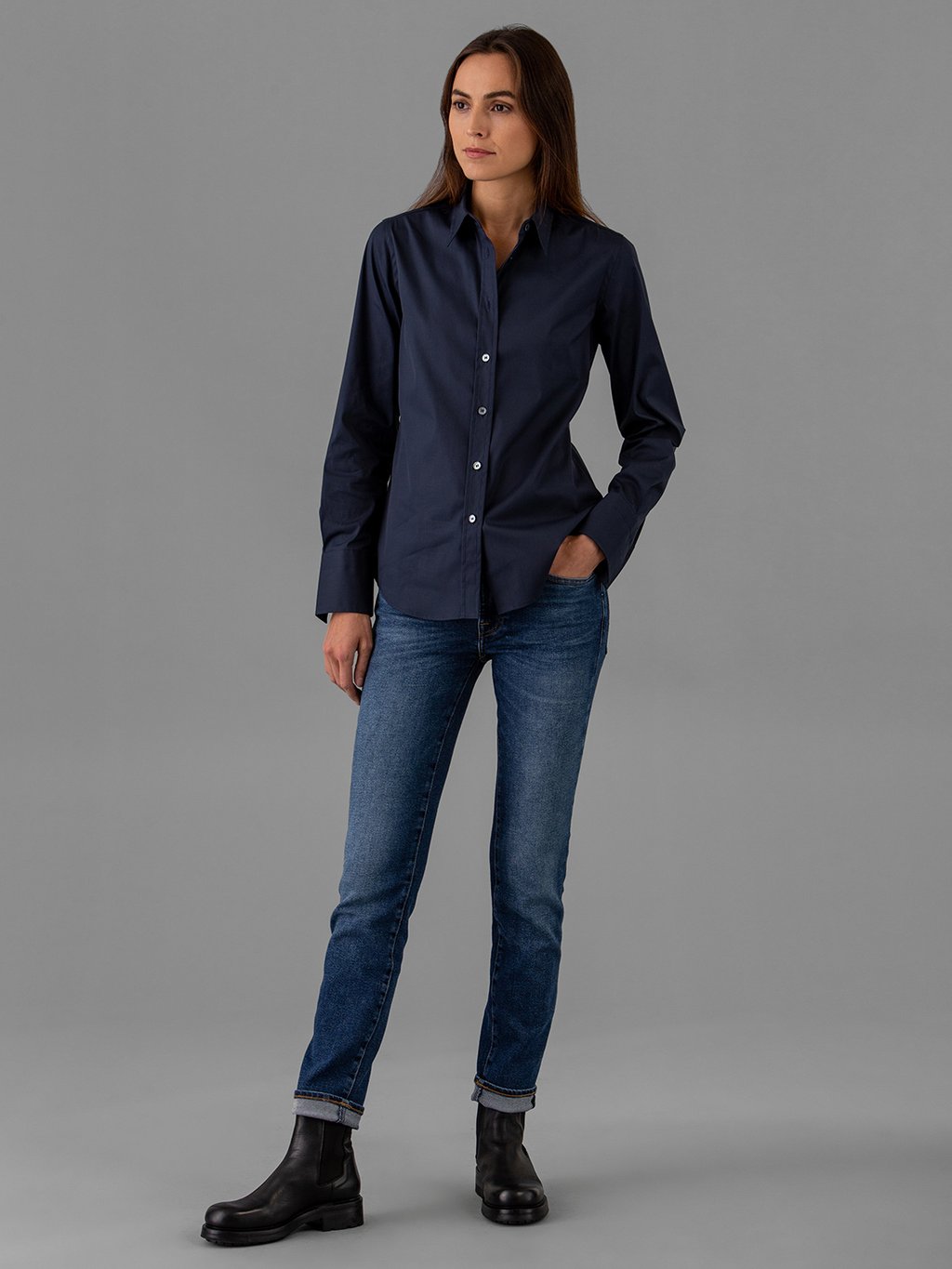 Detailansicht von Slim Fit Jeans von 7 FOR ALL MANKIND