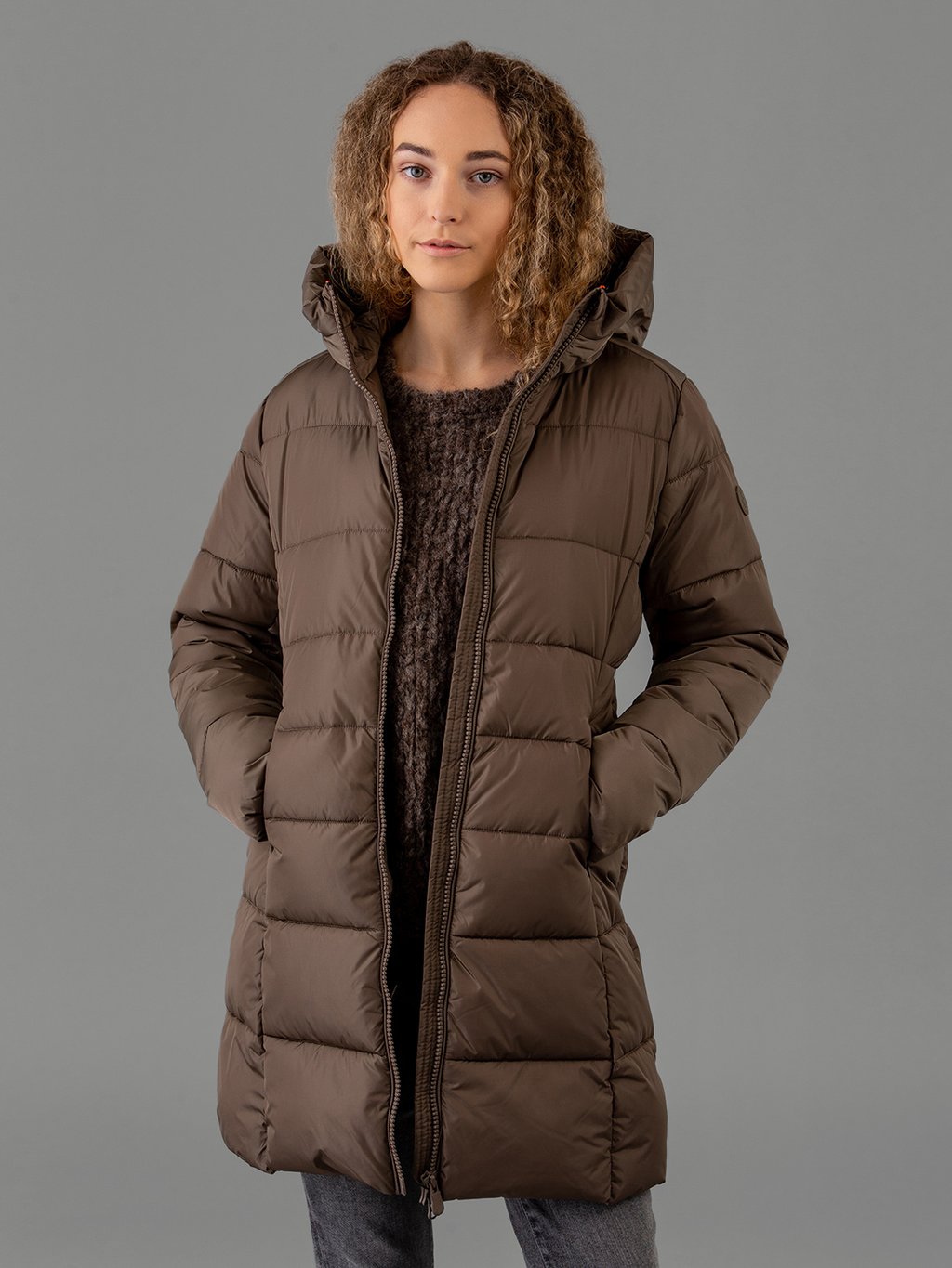 Detailansicht von Steppmantel von SAVE THE DUCK