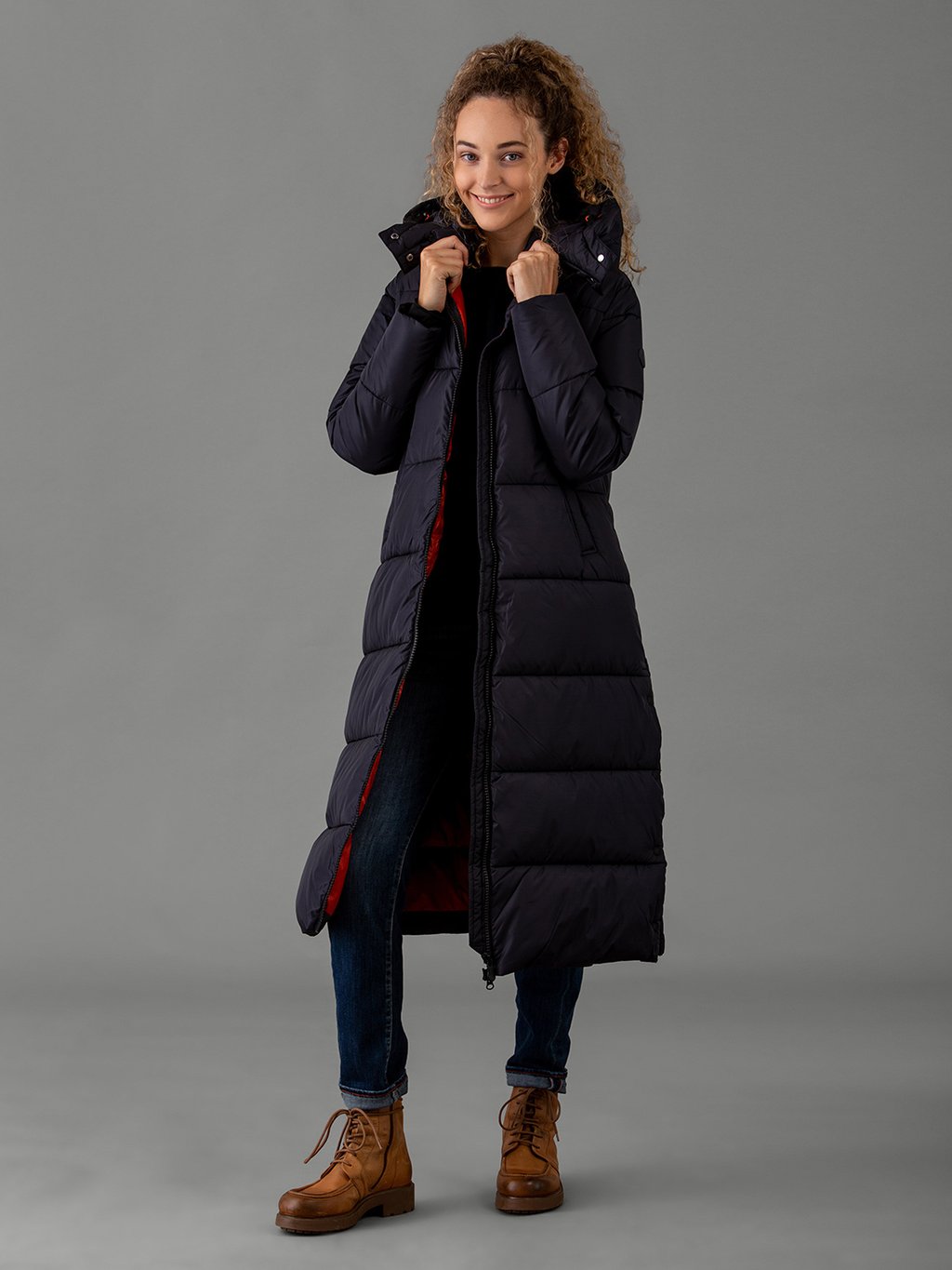 Detailansicht von Steppmantel von SAVE THE DUCK