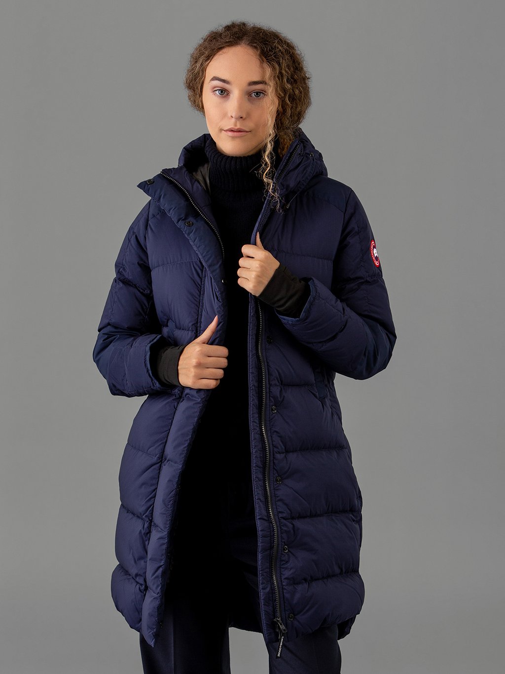 Detailansicht von Daunenmantel von CANADA GOOSE