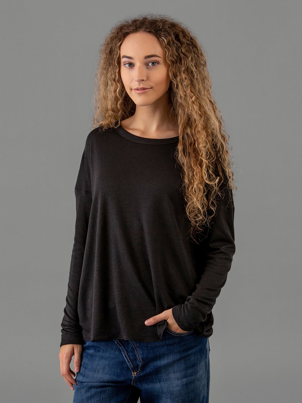 Detailansicht von Langarmshirt von PUROTATTO