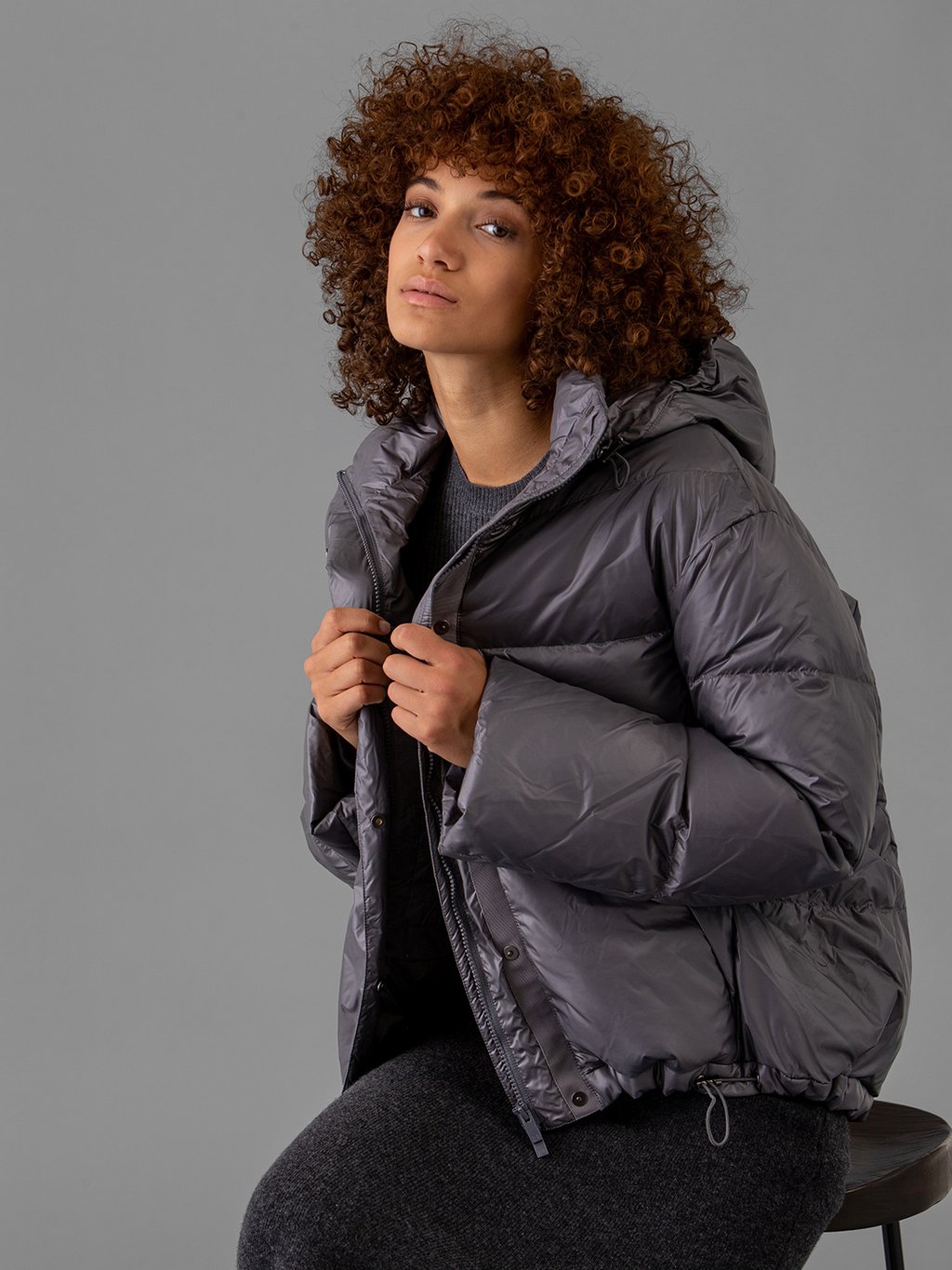 Detailansicht von Dauenjacke von LIS LAREIDA