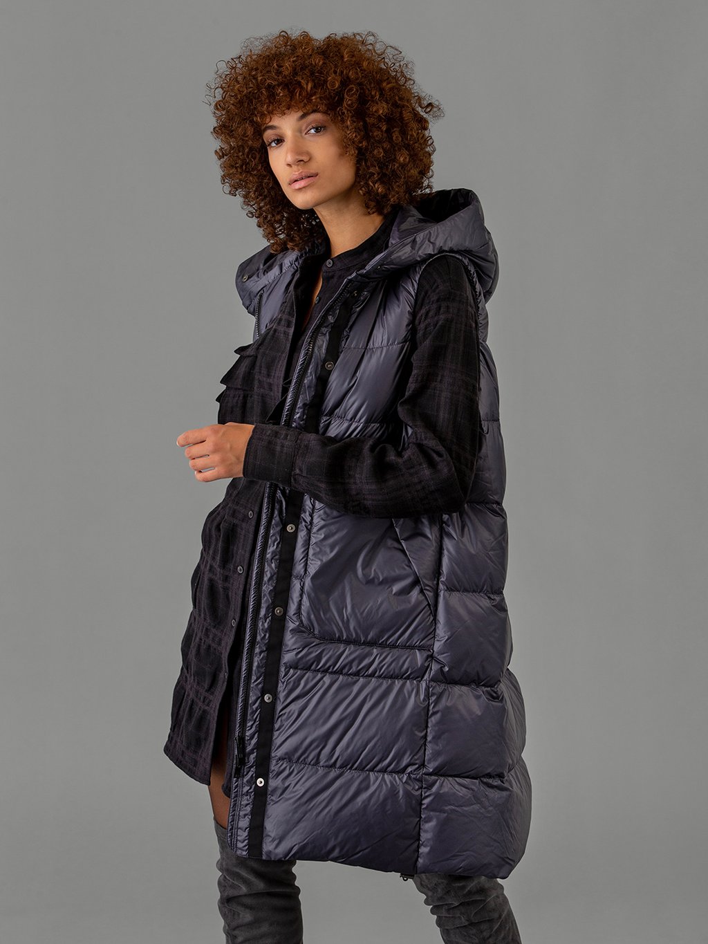 Detailansicht von Daunenweste von LIS LAREIDA