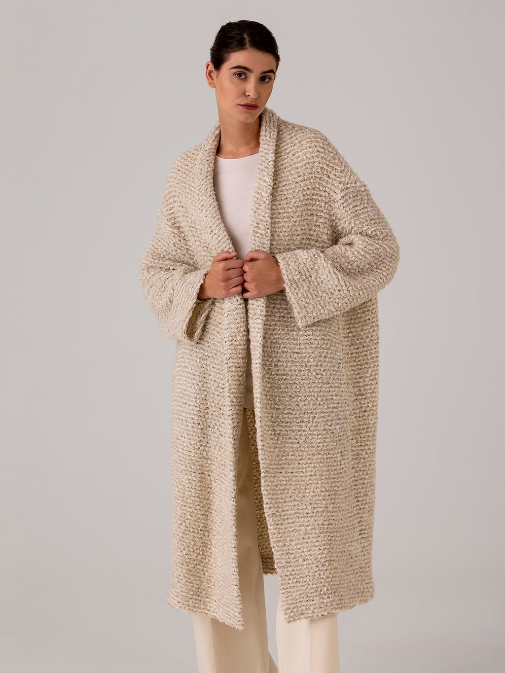 Detailansicht von Strickmantel von DRYKORN