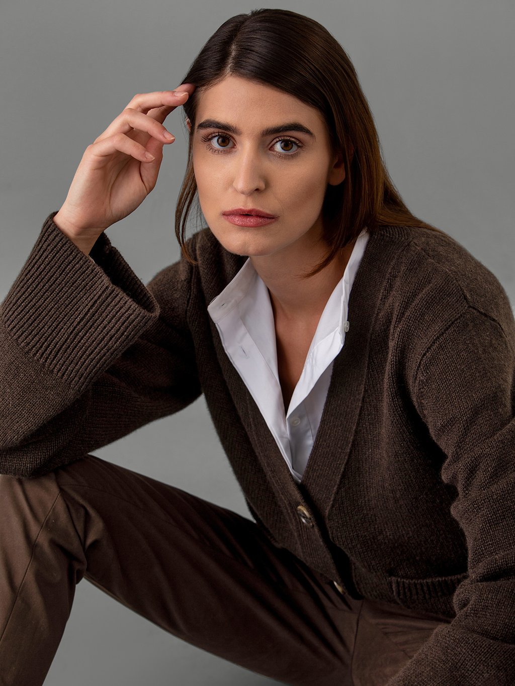 Detailansicht von Strickjacke aus Cashmere von LISA YANG