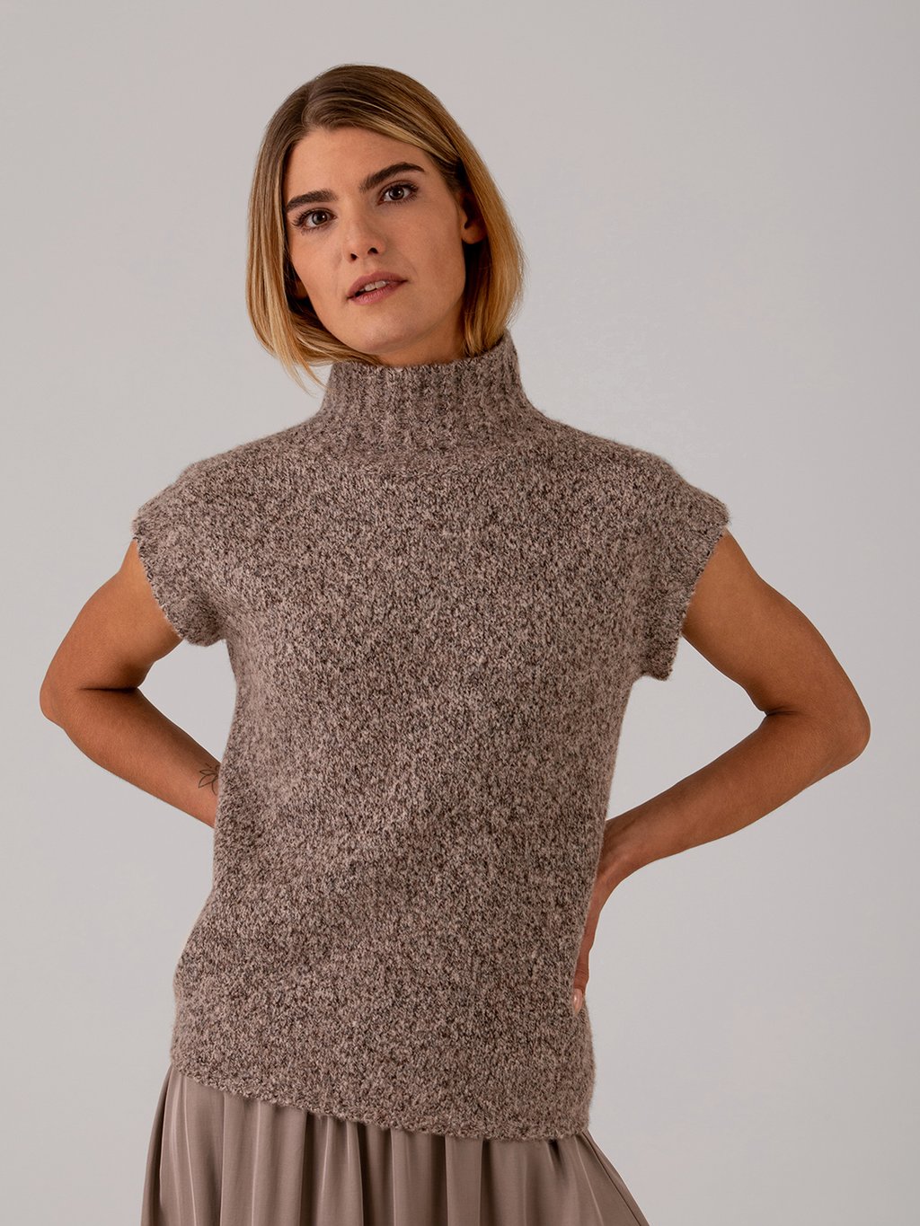 Detailansicht von Pullunder aus Cashmere von JC SOPHIE