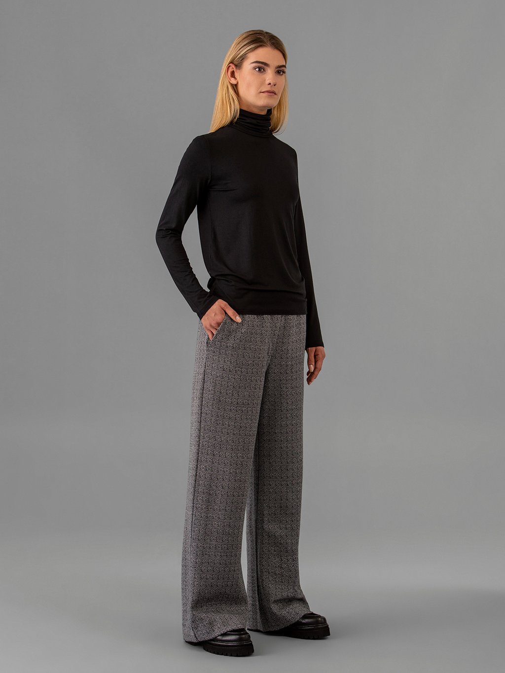 Detailansicht von Weite Hose aus Baumwolle von DANIELS