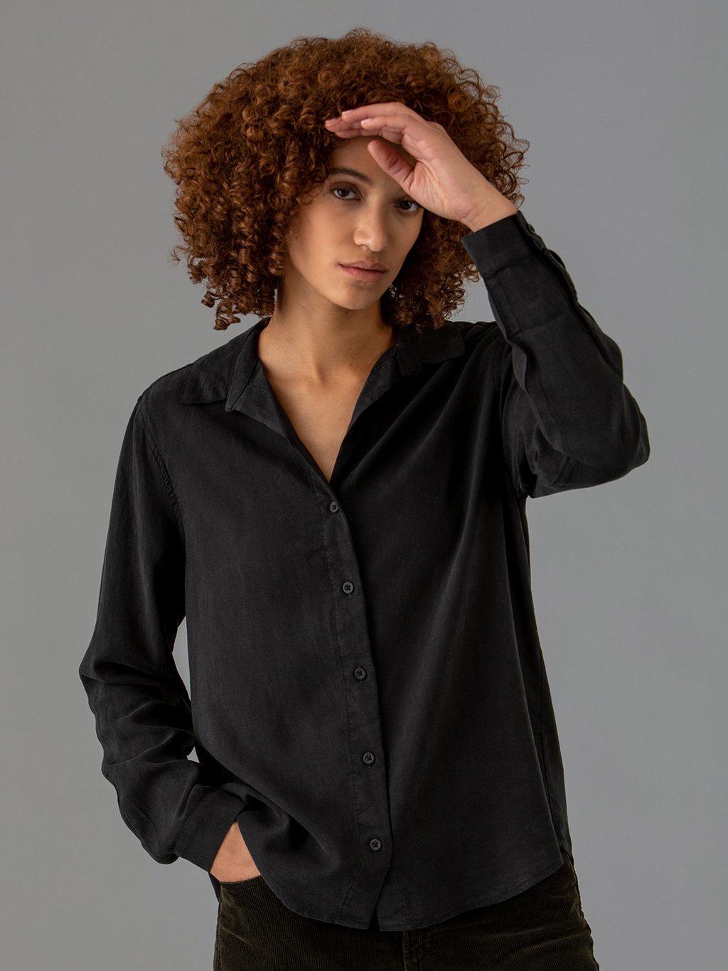 Detailansicht von Hemdbluse von BELLA DAHL