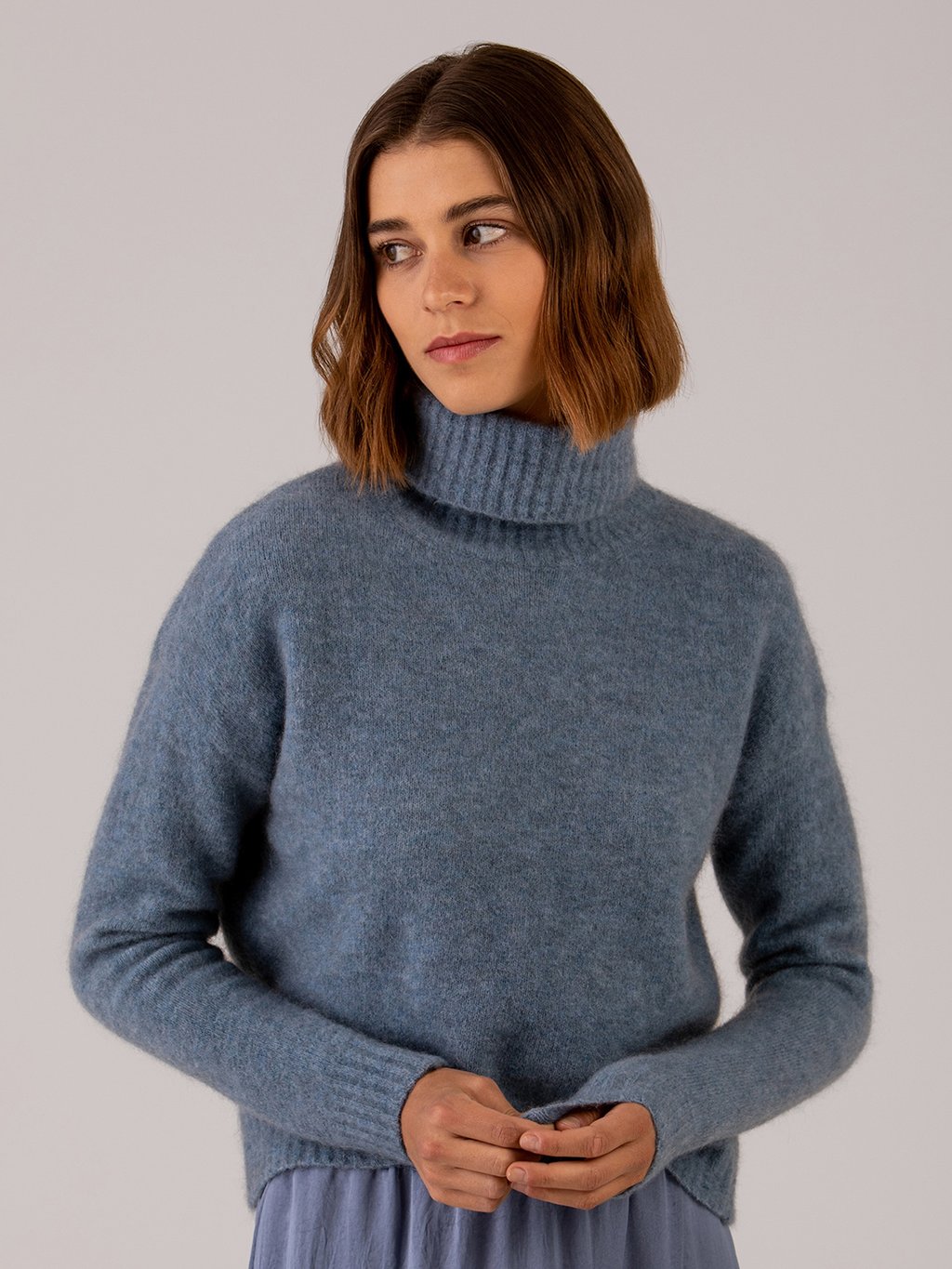 Detailansicht von Rollkragenpullover von JOHNNY LOVE