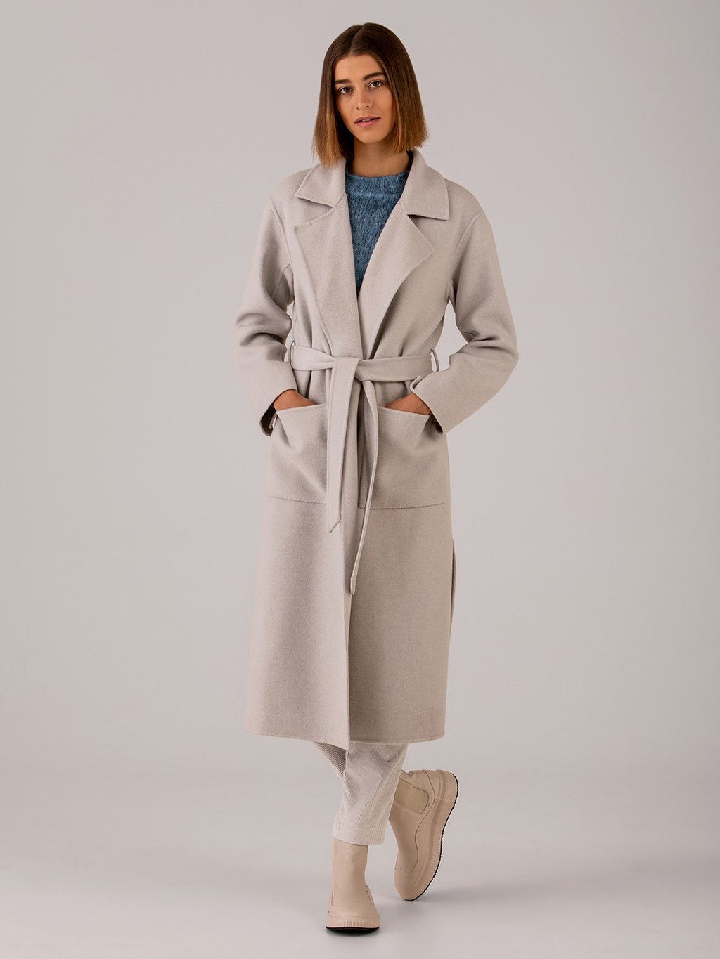 Detailansicht von Wollmantel von OAKWOOD