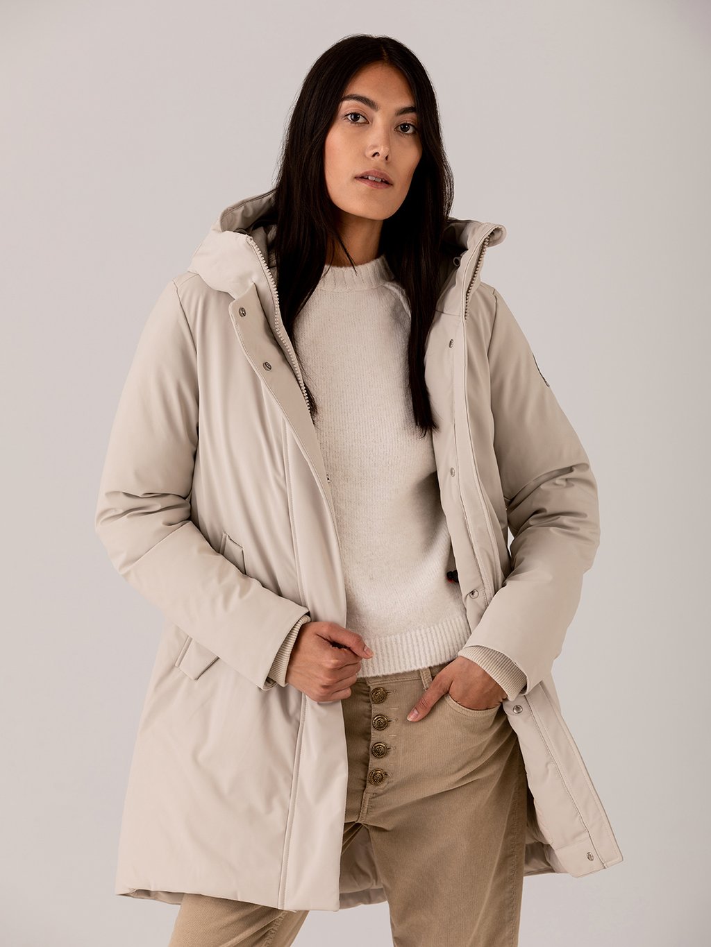 Detailansicht von Steppmantel von SAVE THE DUCK