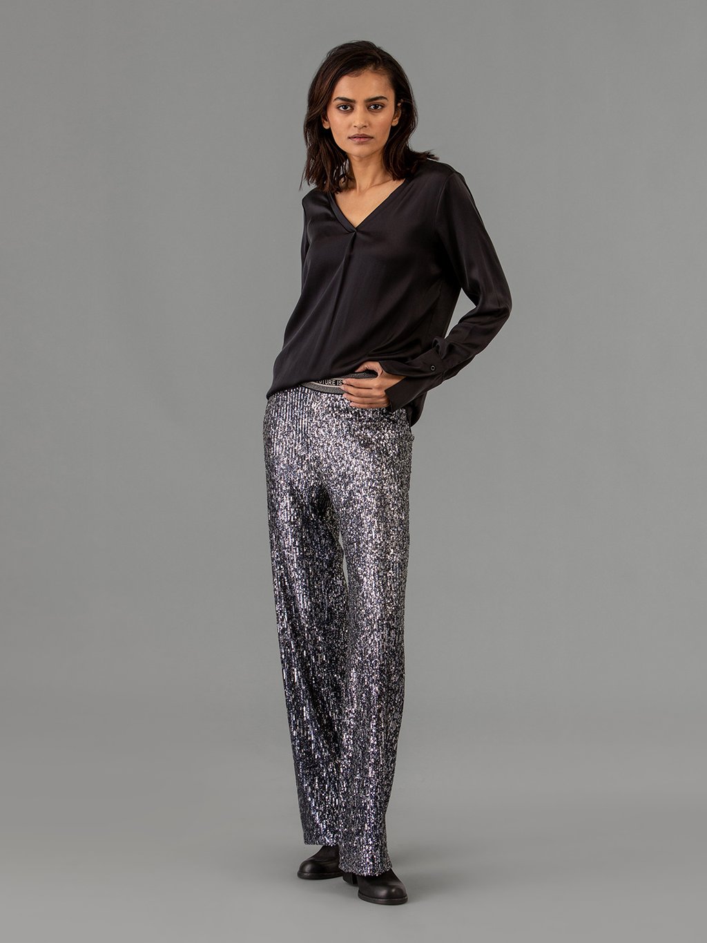 Detailansicht von Weite Hose von CAMBIO