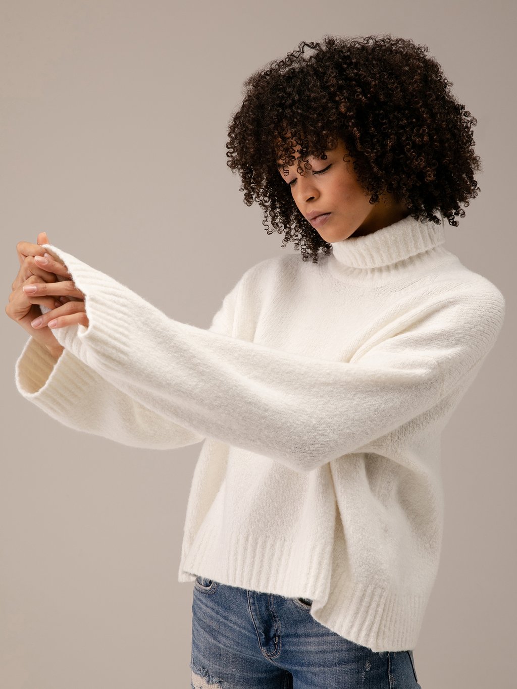 Detailansicht von Rollkragenpullover von SAMSØE SAMSØE