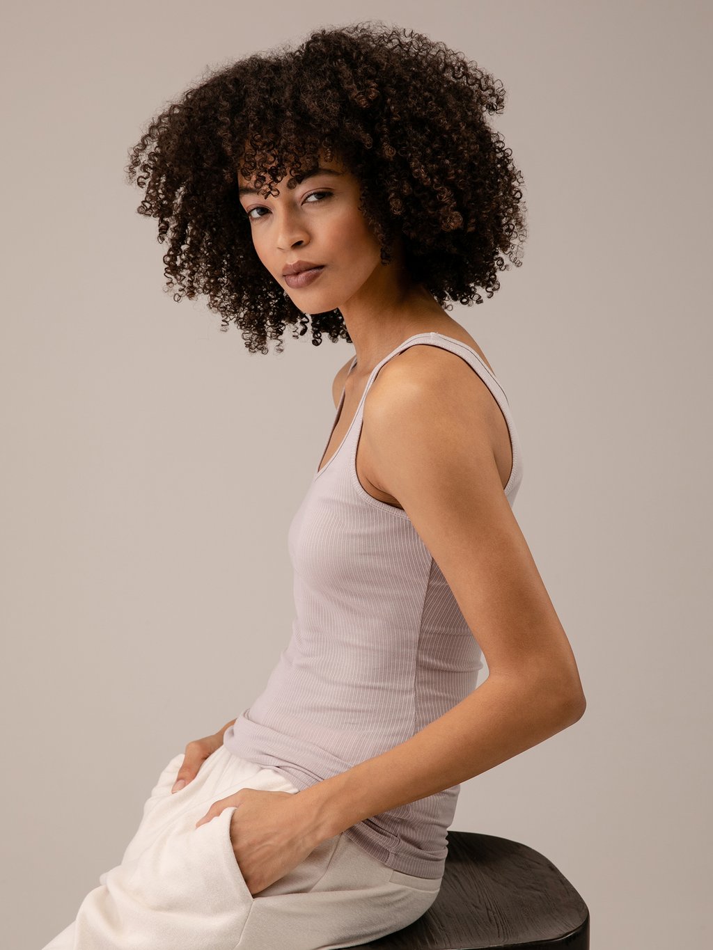 Detailansicht von Top aus Baumwolle von JAMES PERSE