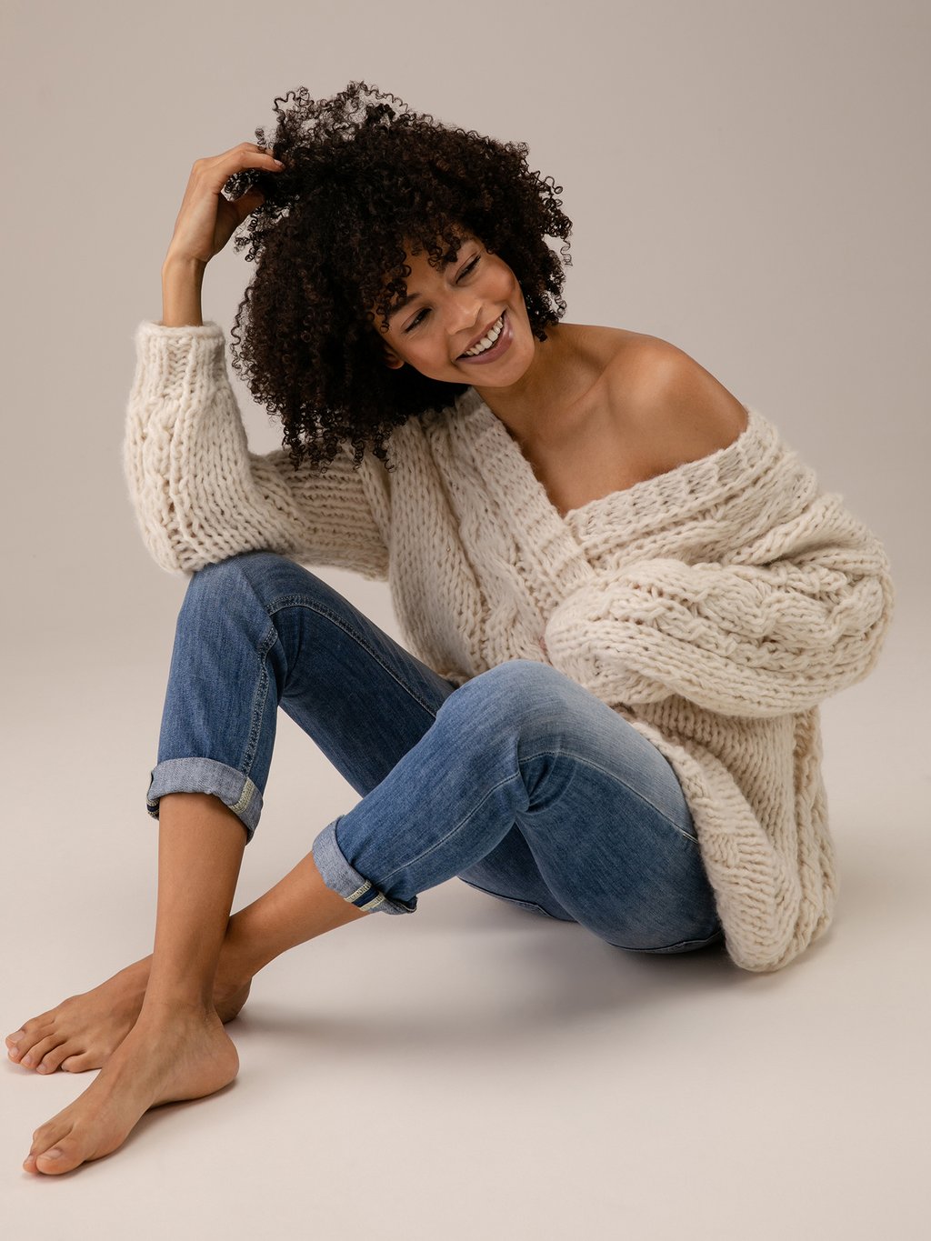 Detailansicht von Cardigan aus Cashmere von ELLA SILLA