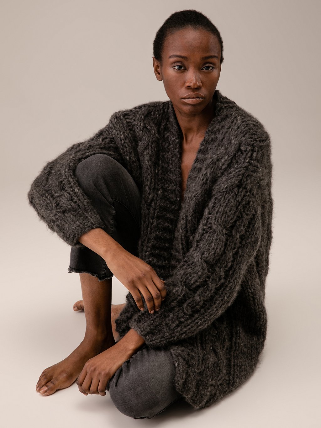 Detailansicht von Cardigan aus Cashmere von ELLA SILLA