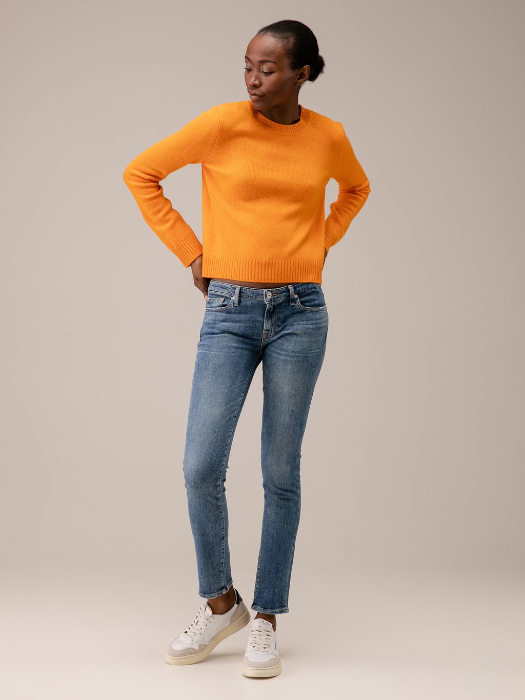 Detailansicht von Slim Fit Jeans von 7 FOR ALL MANKIND