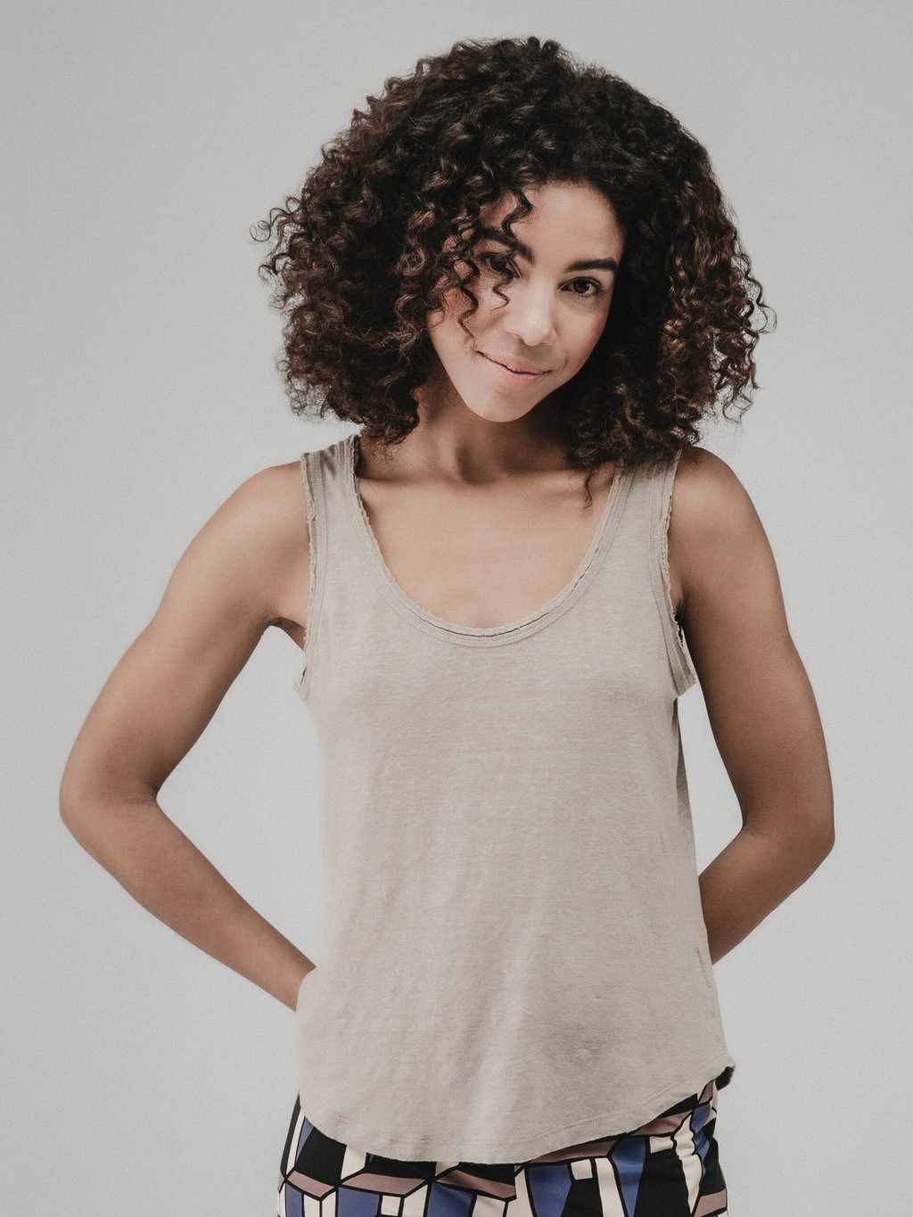 Detailansicht von Top aus Leinen von DANIELS