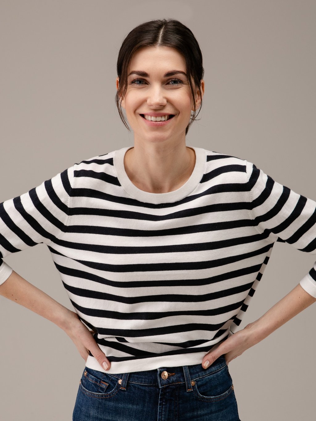 Detailansicht von Pullover aus Baumwolle von ALLUDE