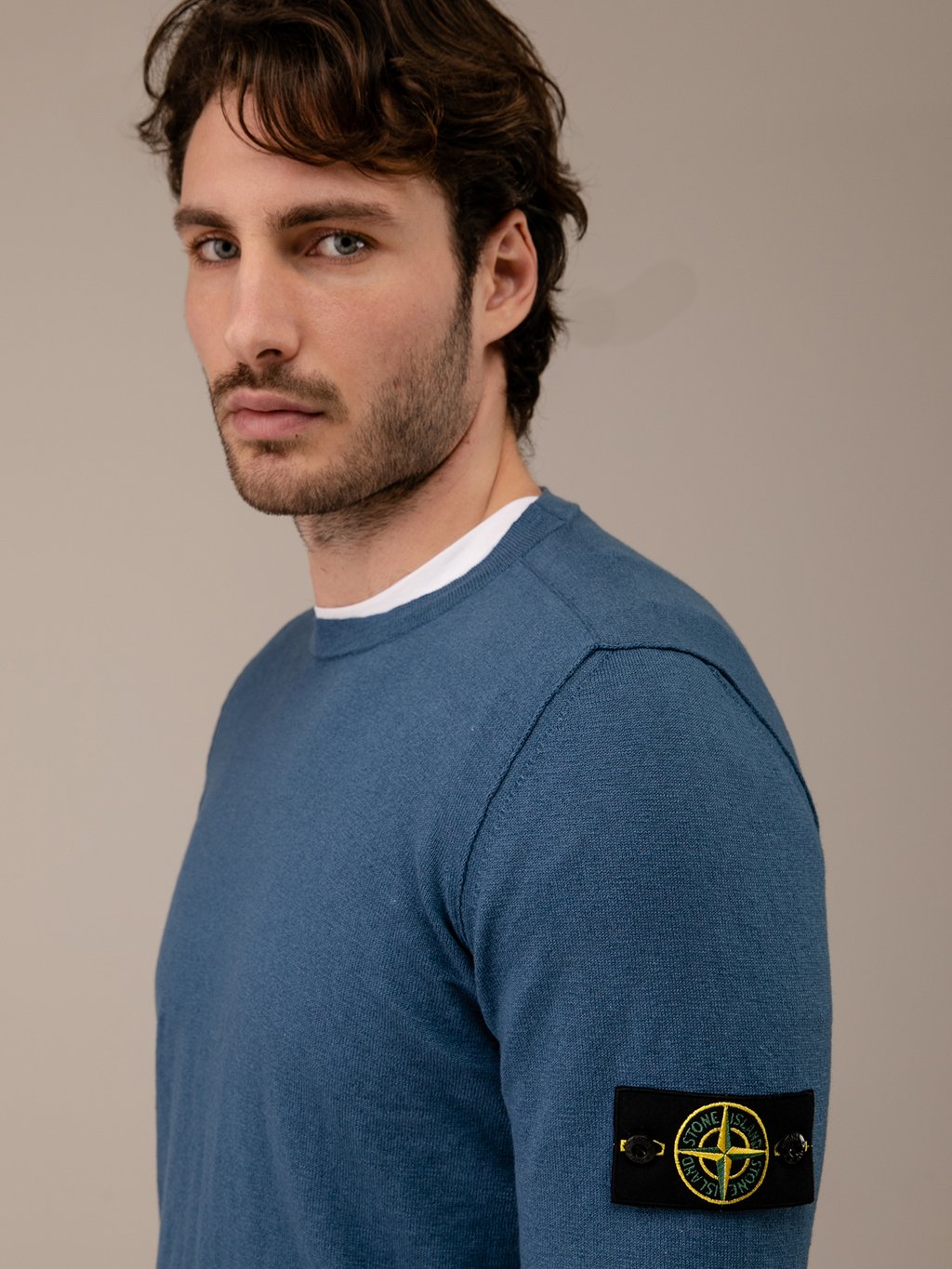 Detailansicht von Pullover aus Baumwolle von STONE ISLAND