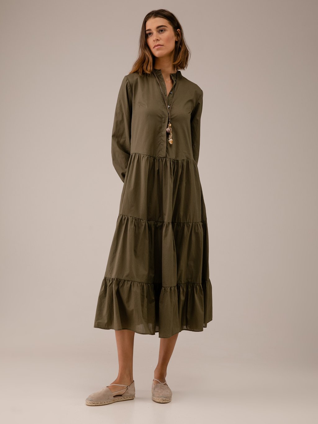 Detailansicht von Maxi-Blusenkleid von ROBERT FRIEDMAN