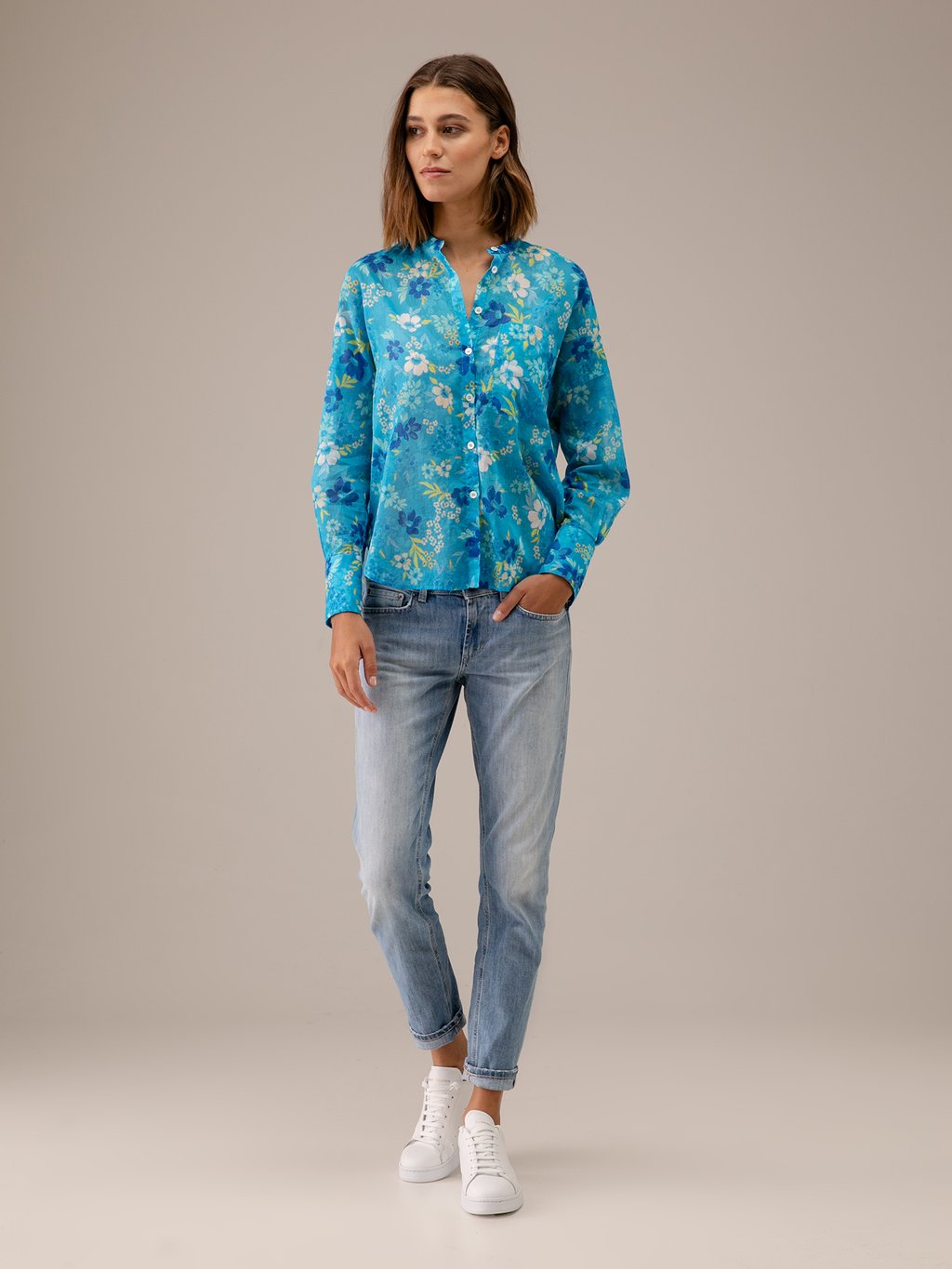 Detailansicht von Gemusterte Bluse von ROBERT FRIEDMAN