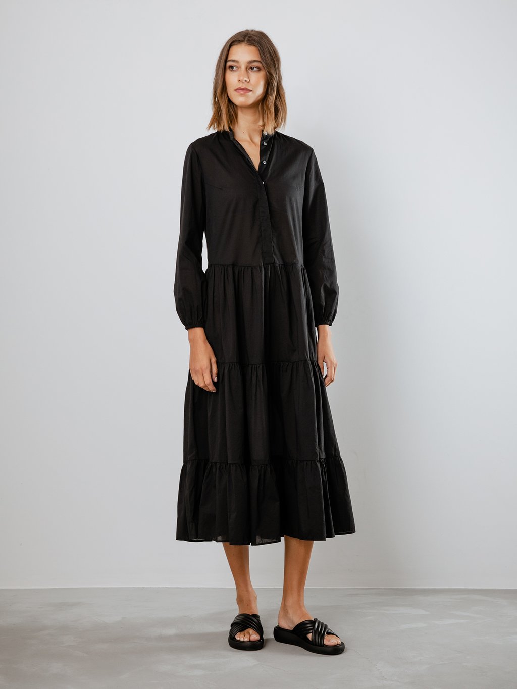 Detailansicht von Maxi-Blusenkleid von ROBERT FRIEDMAN