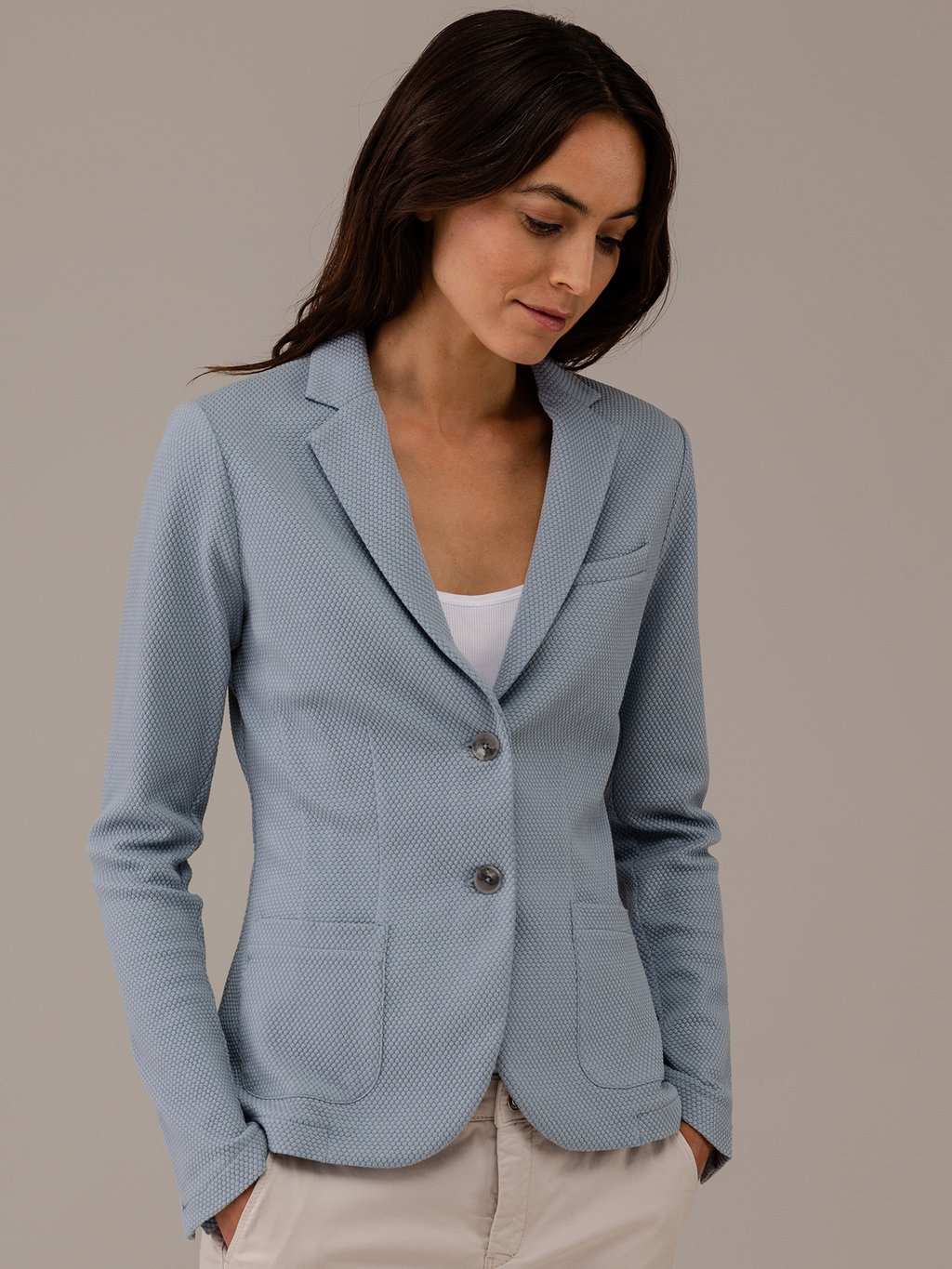 Detailansicht von Blazer aus Baumwolle von DANIELS