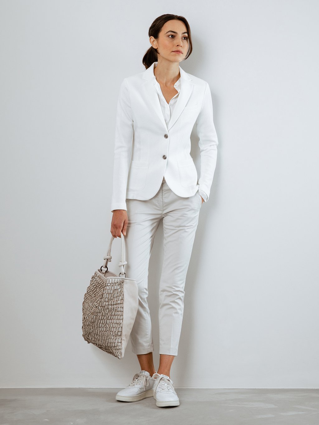 Detailansicht von Blazer aus Baumwolle von DANIELS