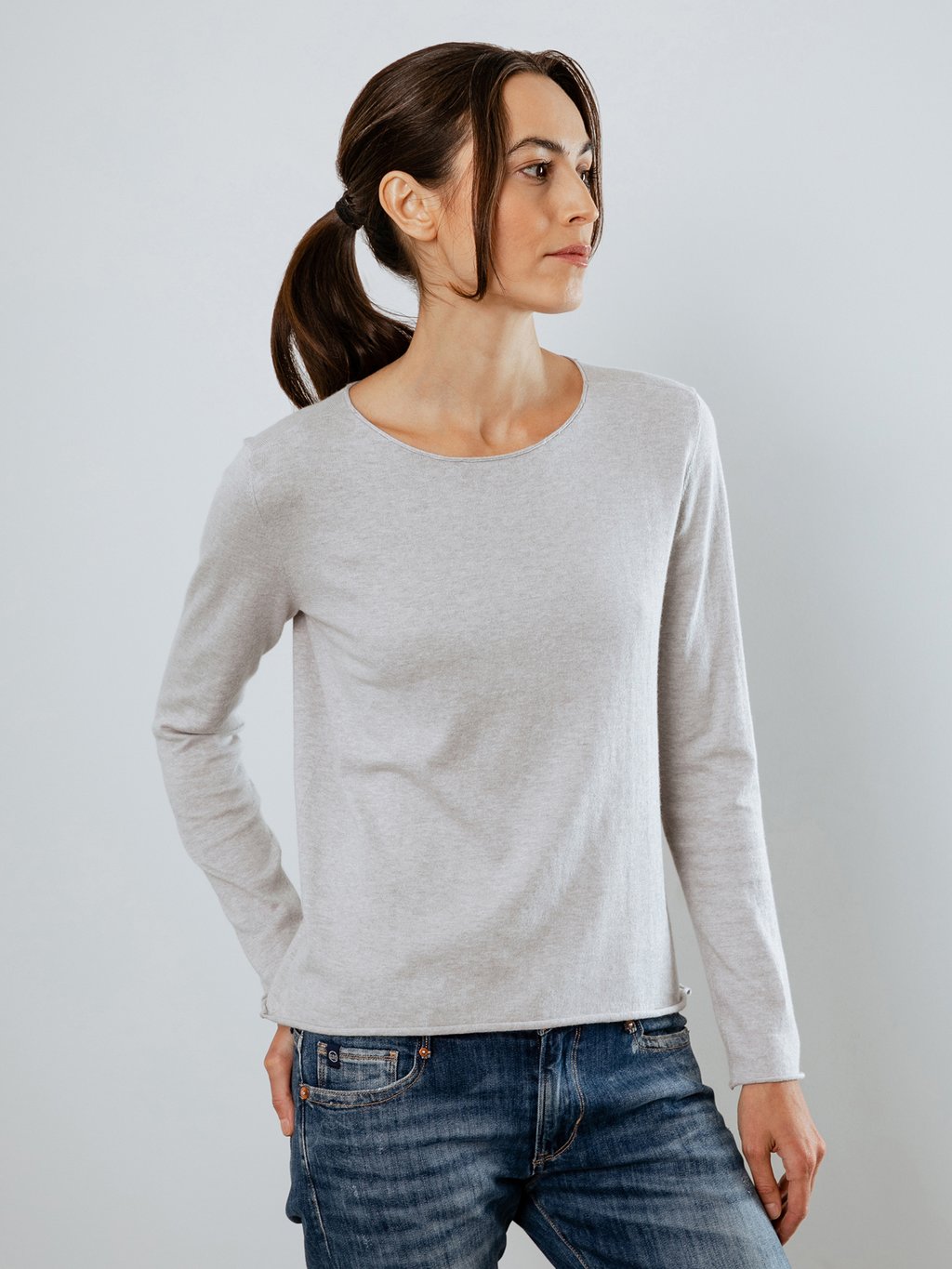 Detailansicht von Pullover aus Baumwolle von DANIELS