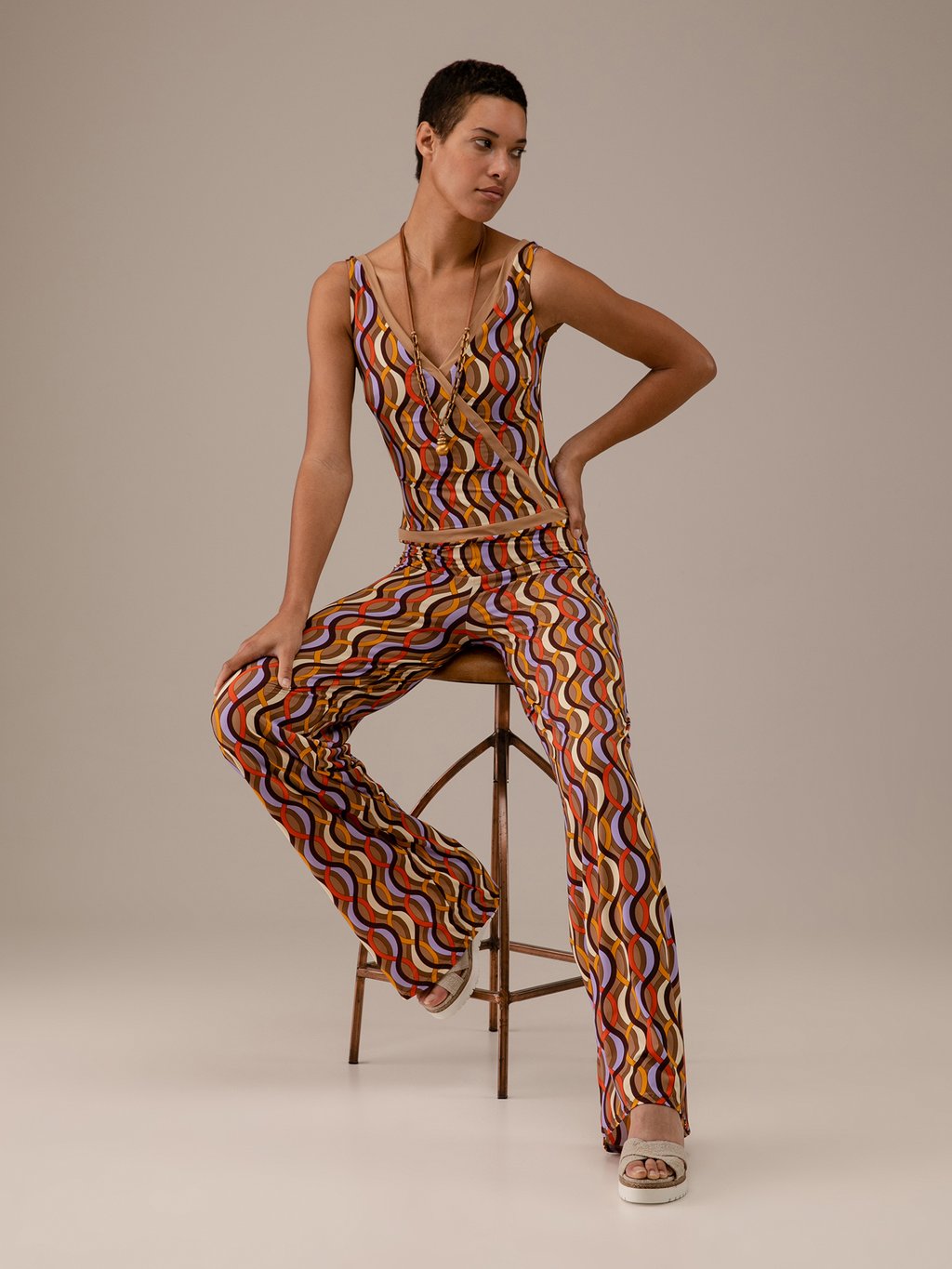 Detailansicht von Langer Jumpsuit von SIYU