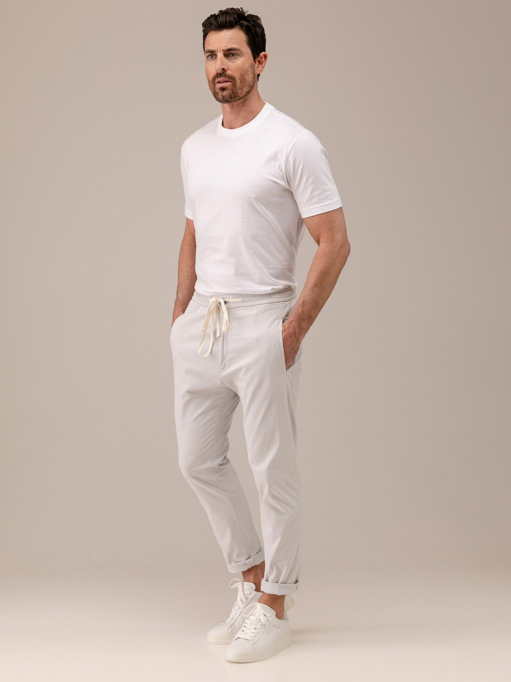 Detailansicht von Hose aus Baumwolle mit Tunnelzug von DRYKORN