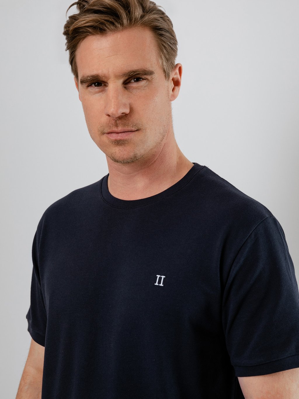 Detailansicht von T-Shirt aus Baumwolle von LES DEUX