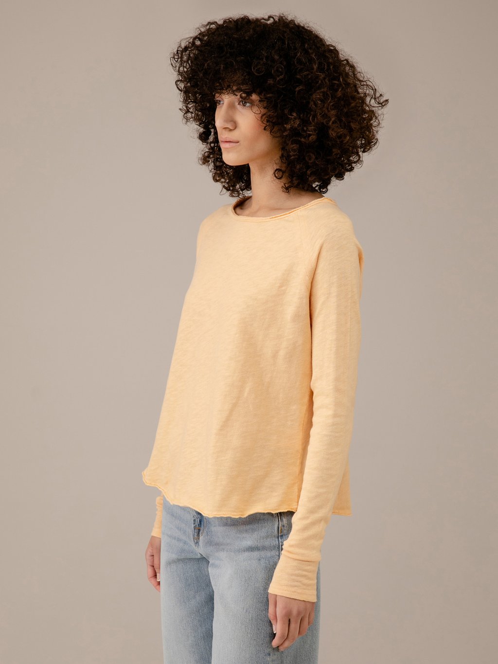 Detailansicht von Langarmshirt aus Baumwolle von AMERICAN VINTAGE