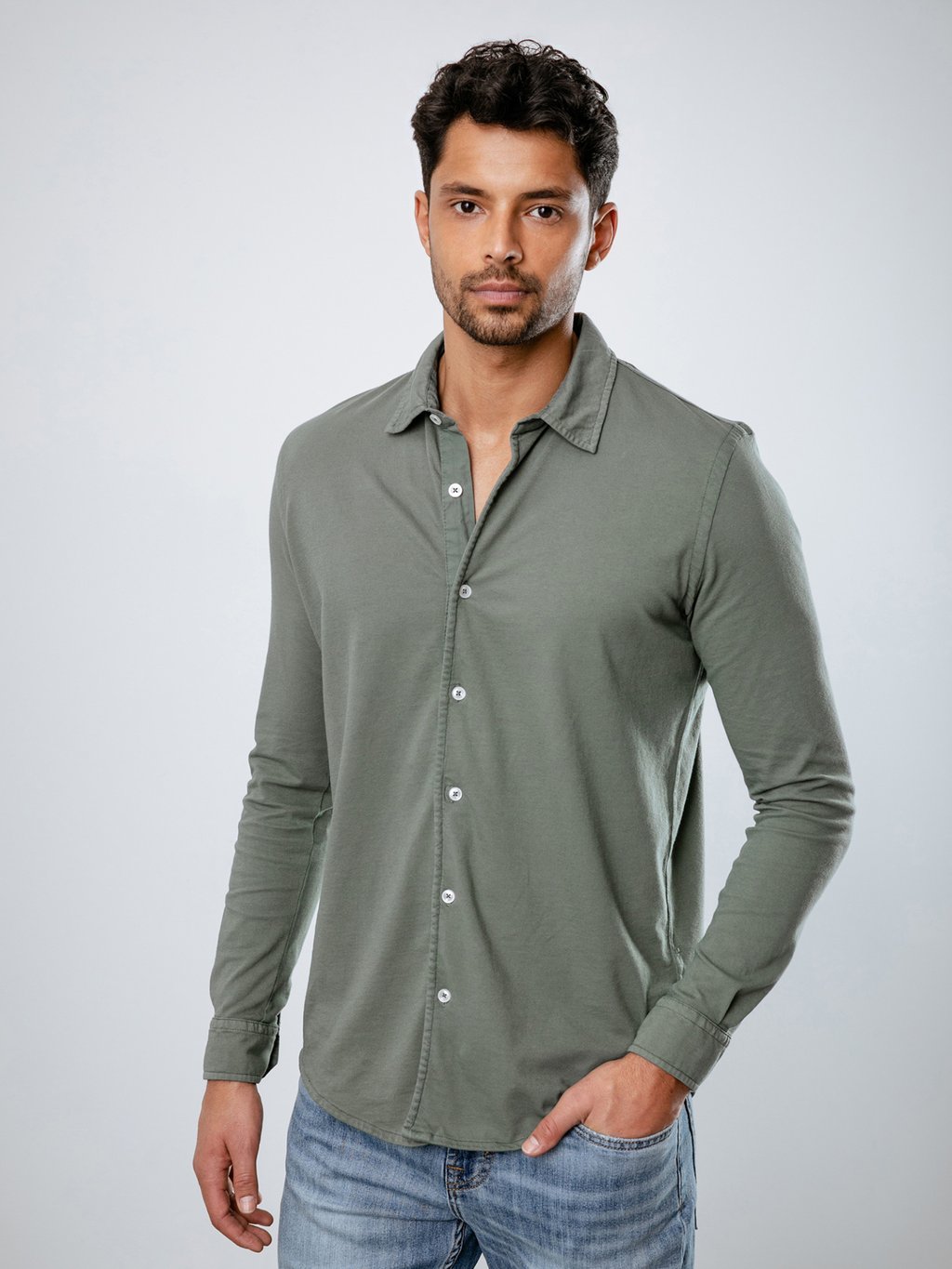 Detailansicht von Baumwollhemd von ORIGINAL VINTAGE