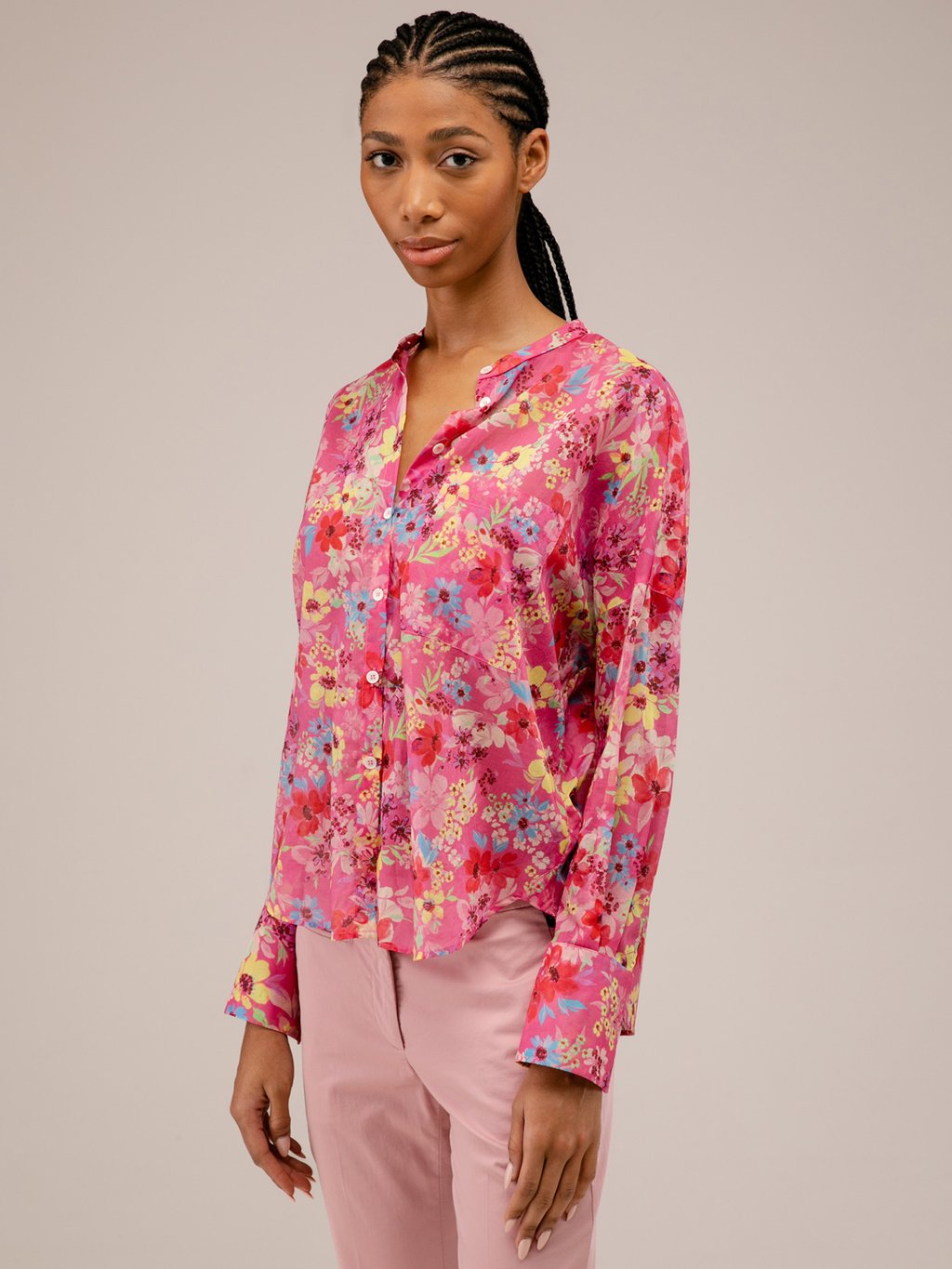 Detailansicht von Gemusterte Bluse von ROBERT FRIEDMAN