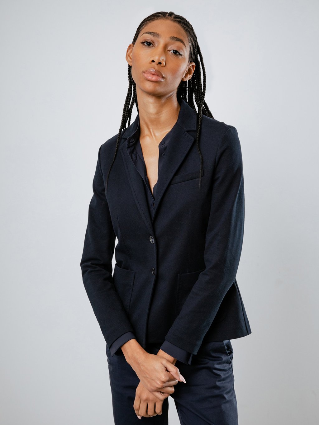 Detailansicht von Blazer aus Baumwolle von CIRCOLO