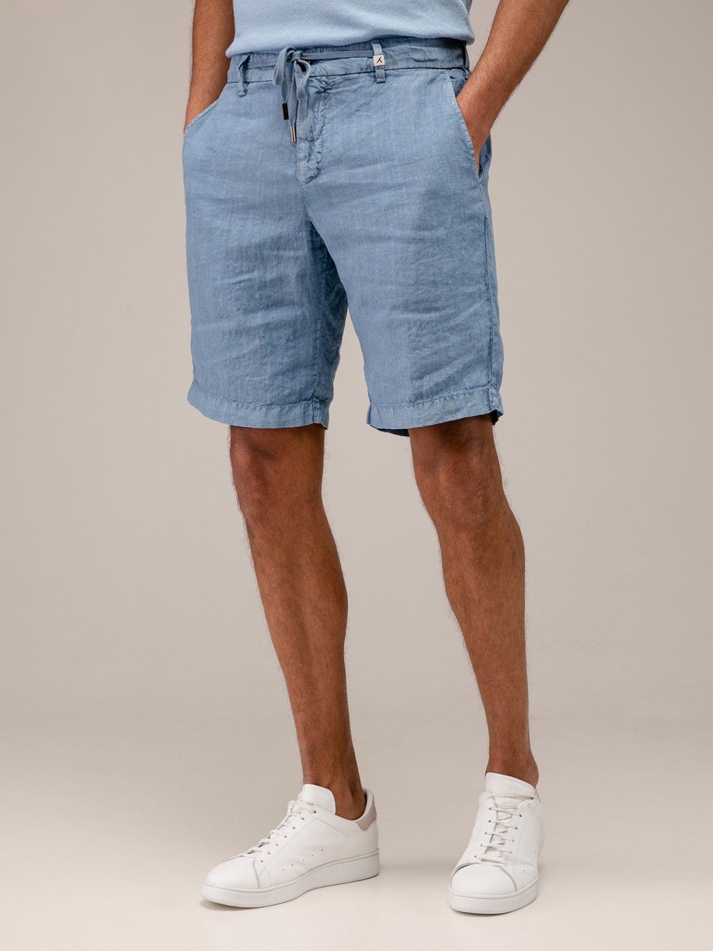 Detailansicht von Bermudas aus Leinen von MYTHS