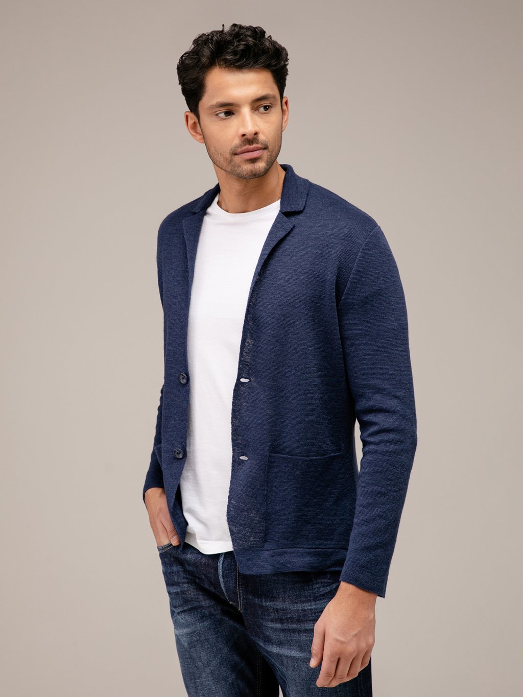 Detailansicht von Leinensakko von PHIL PETTER