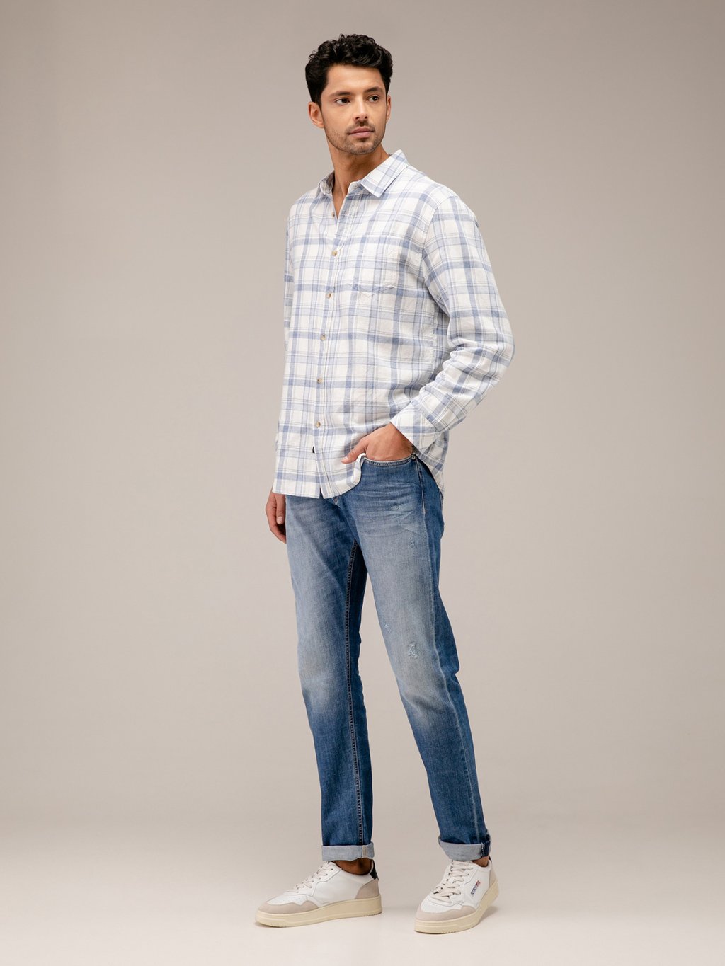 Detailansicht von Karohemd aus Baumwolle von RAILS