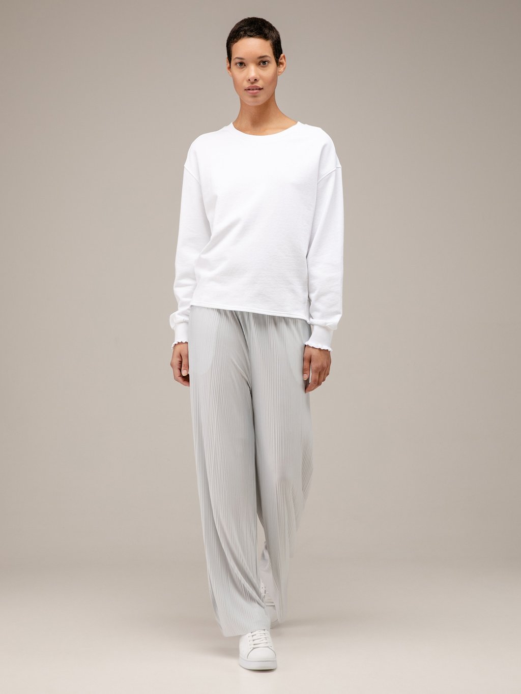 Detailansicht von Weite Plissee-Hose von SAMSØE SAMSØE