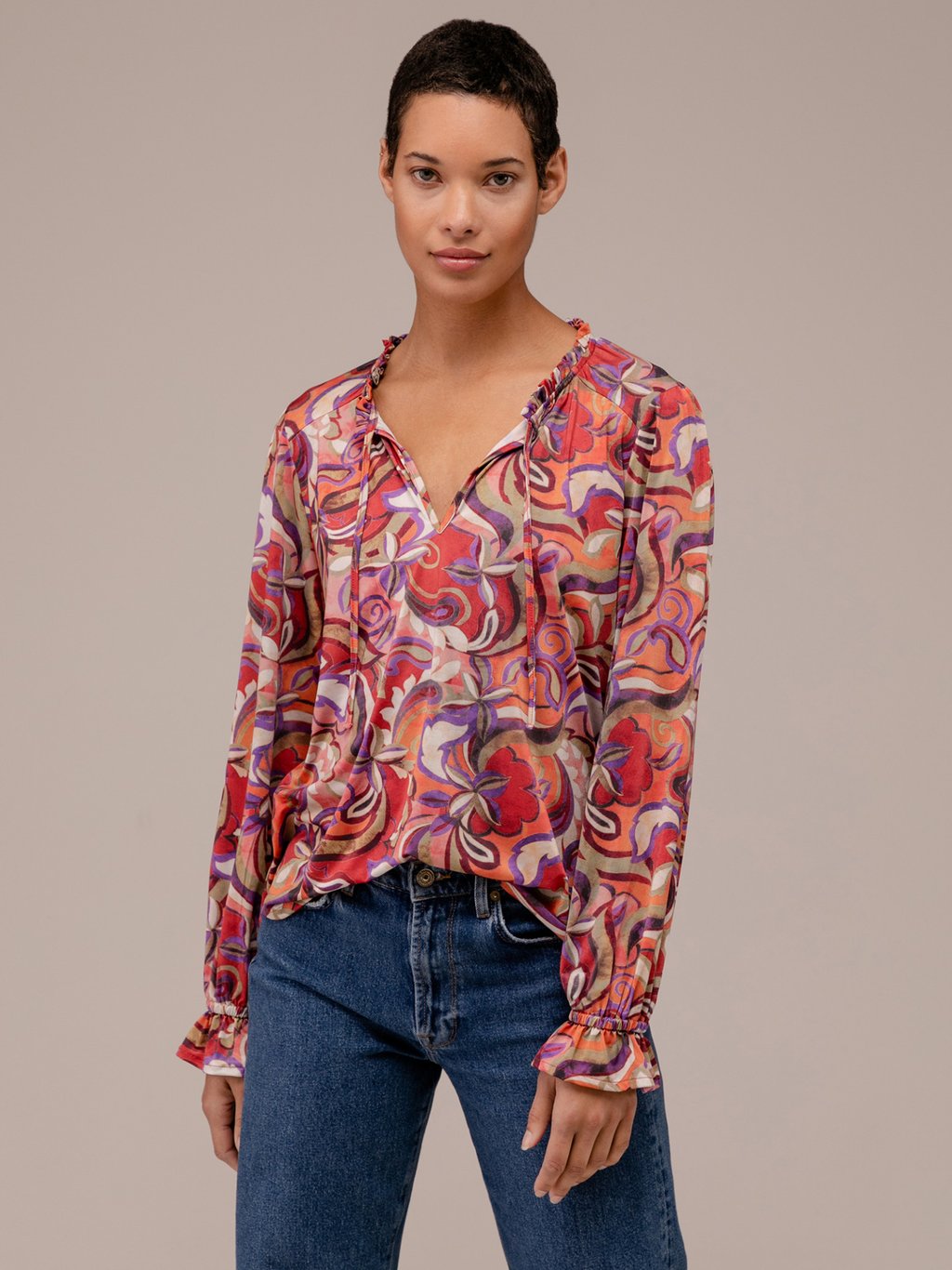 Detailansicht von Gemusterte Bluse von DANIELS