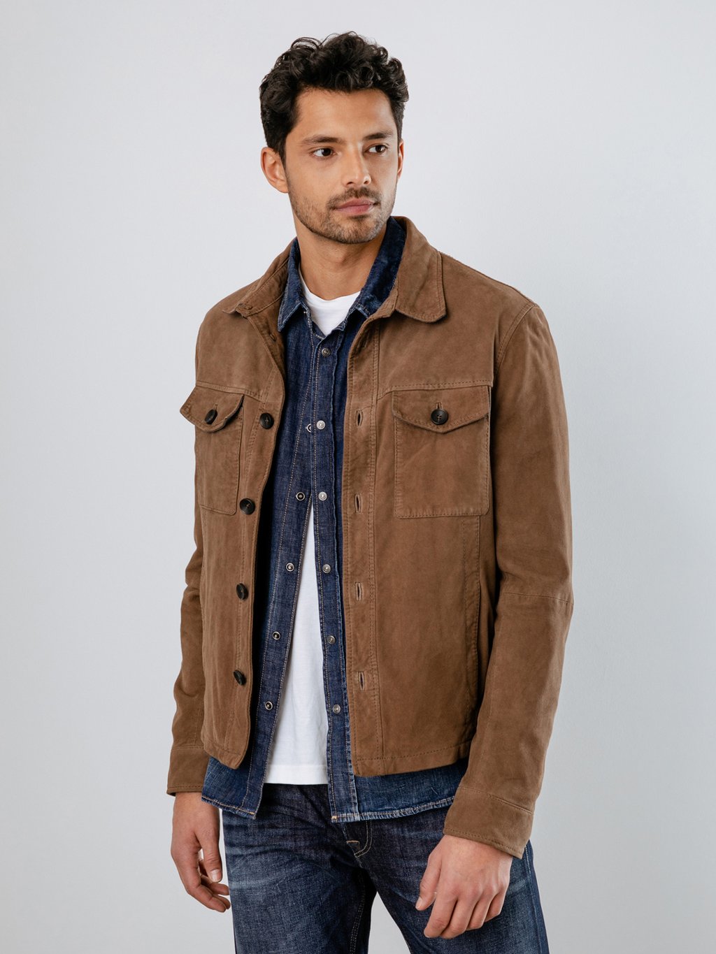 Detailansicht von Lederjacke von THE JACK LEATHERS