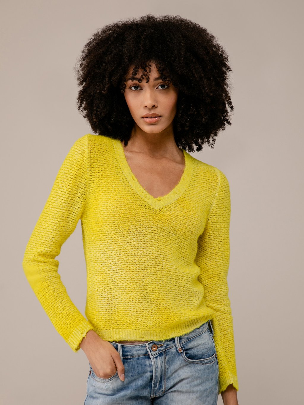 Detailansicht von Pullover aus Baumwolle von AVANT TOI